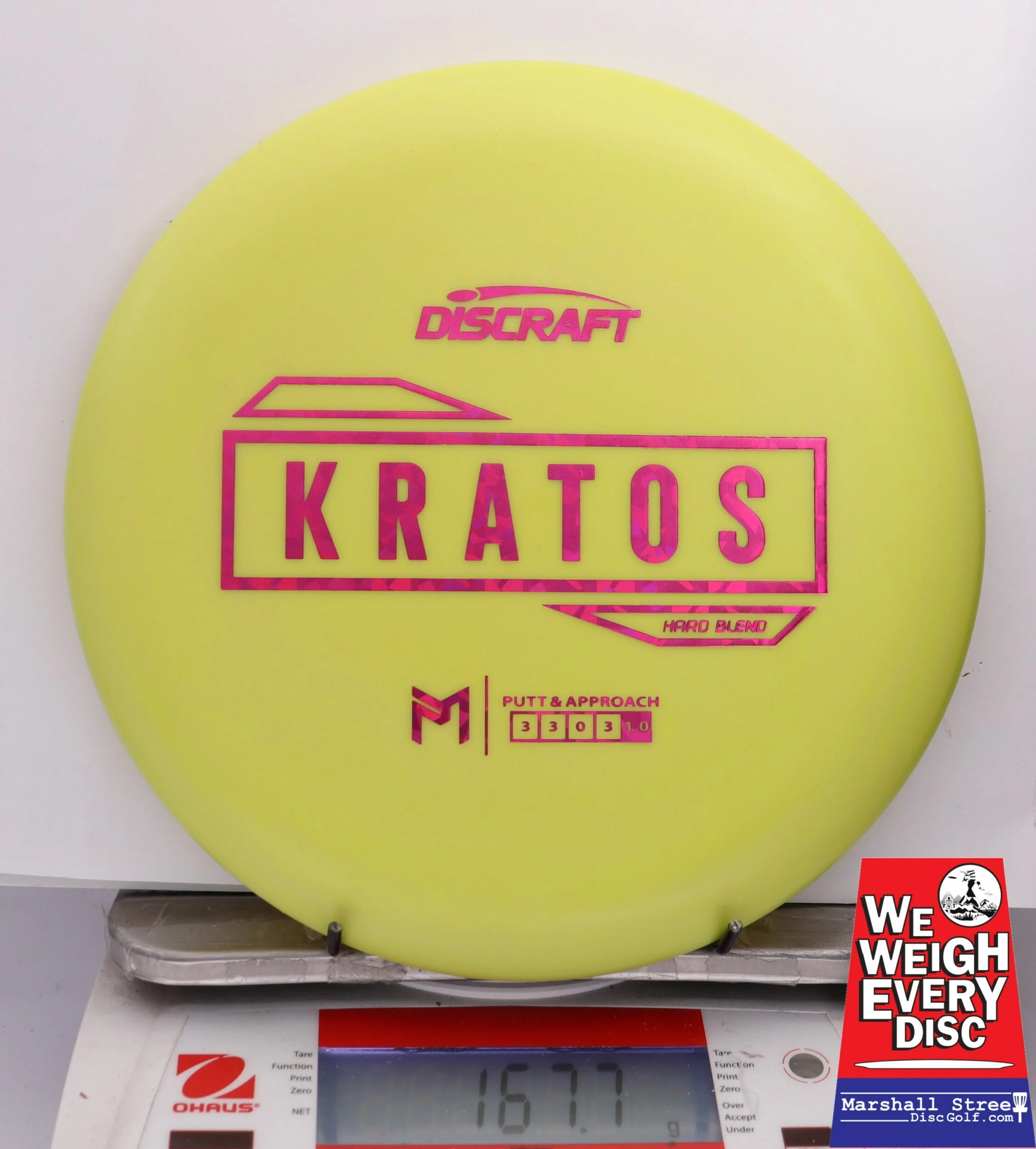267854 Putter Line Hard Kratos, Paul McBeth - #49 Yellow, 168