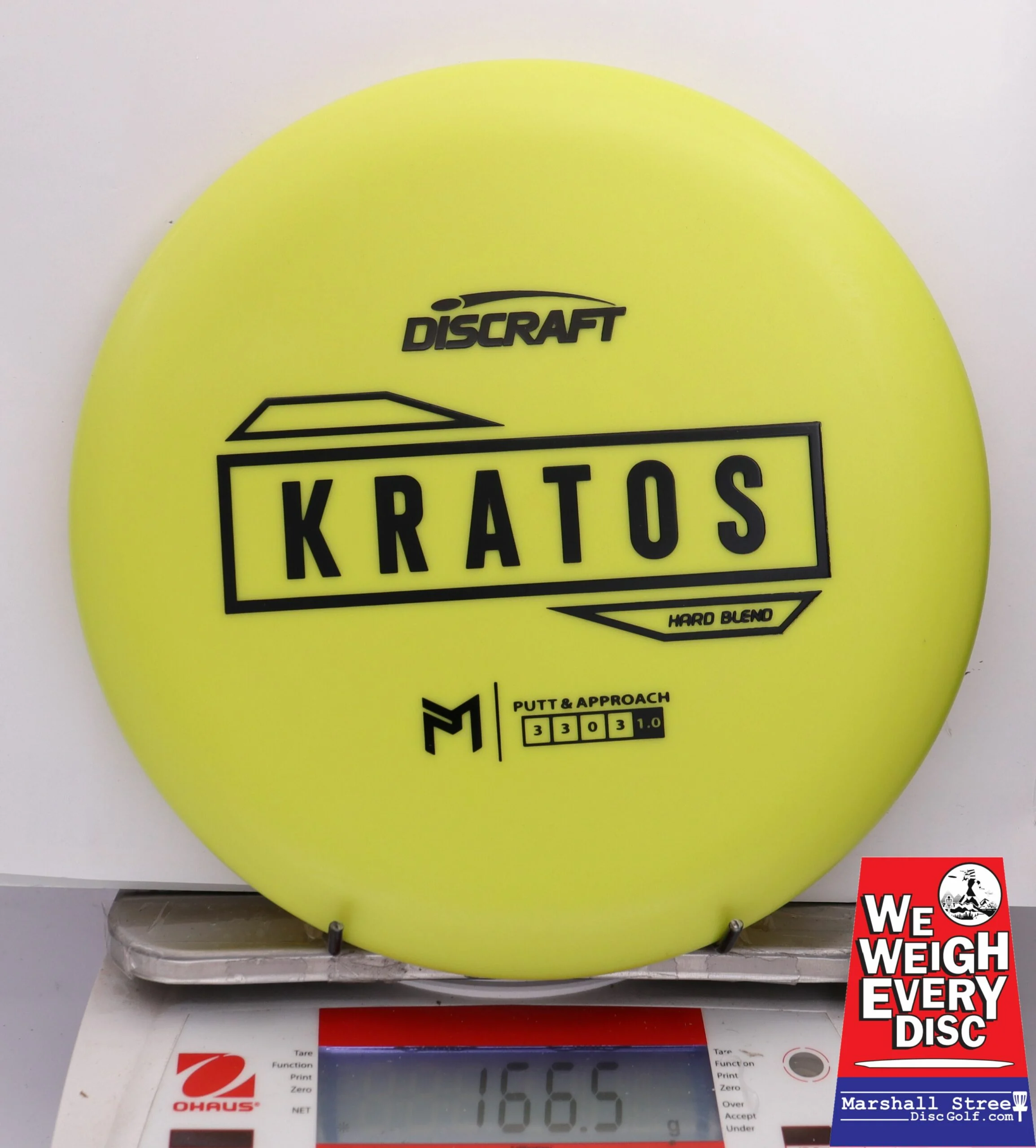 267855 Putter Line Hard Kratos, Paul McBeth - #50 Yellow, 167