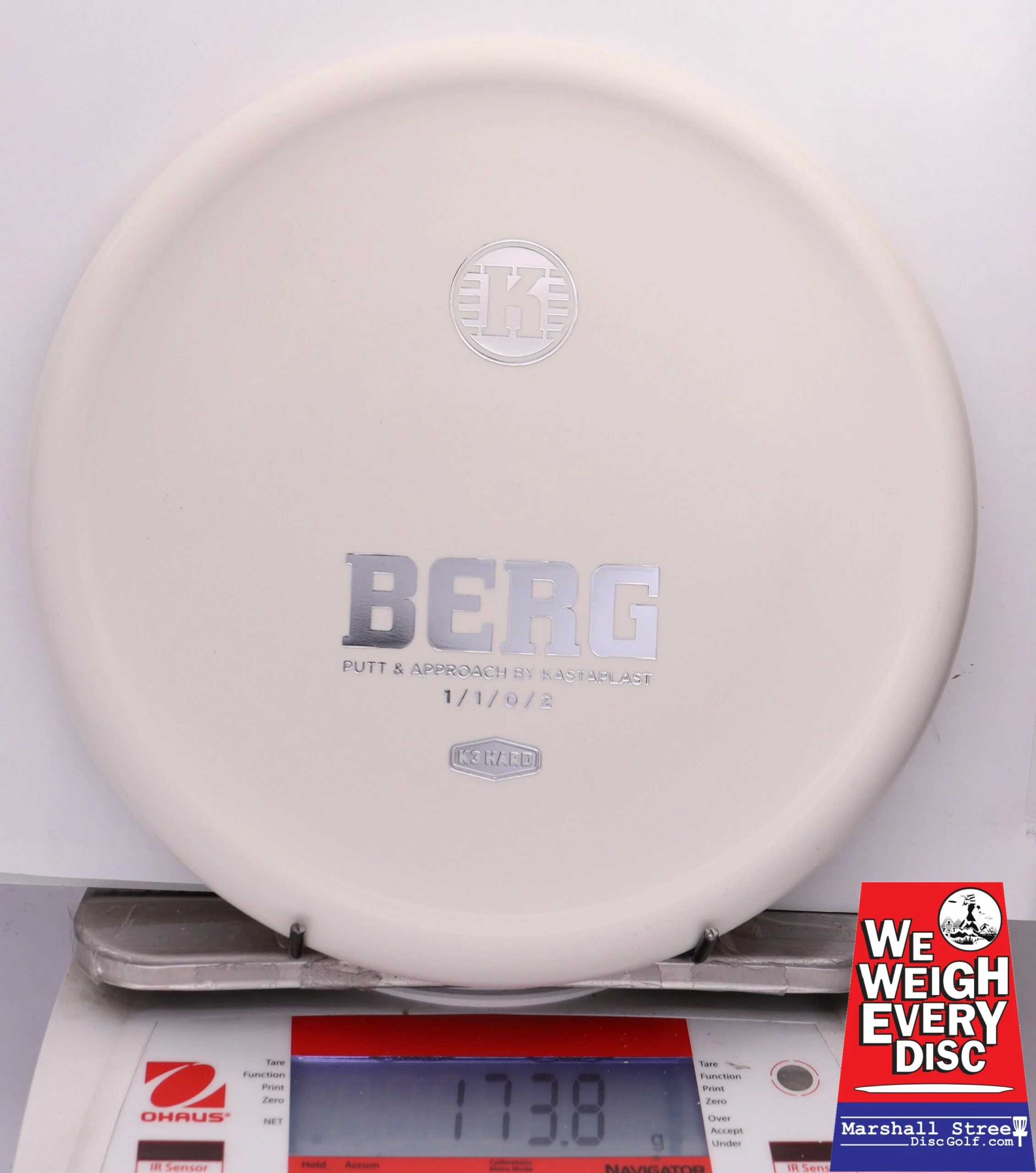 268606 K3 Hard Berg - #32 White, 174