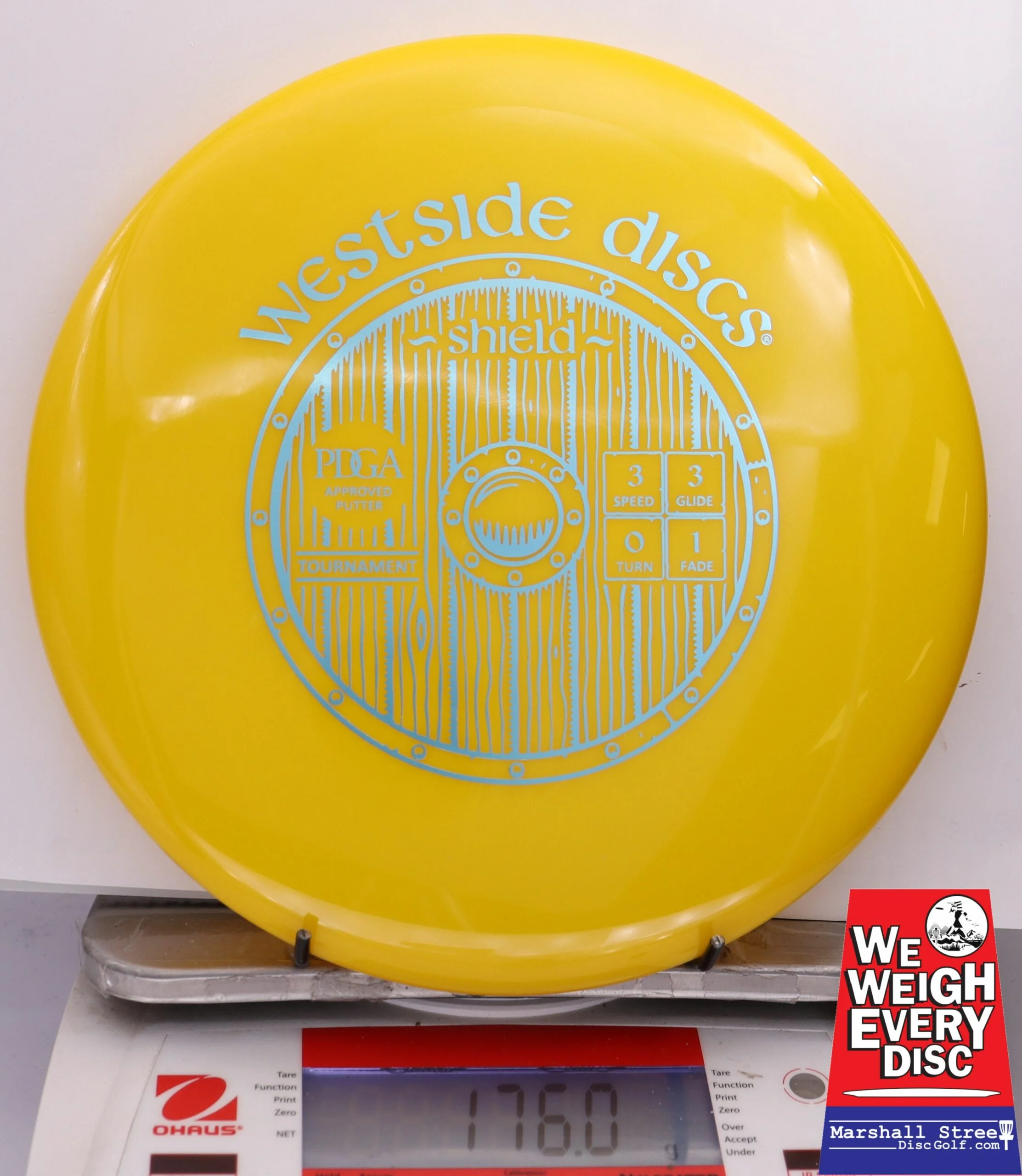 269188 Tournament Shield - #09 Yellow, 176