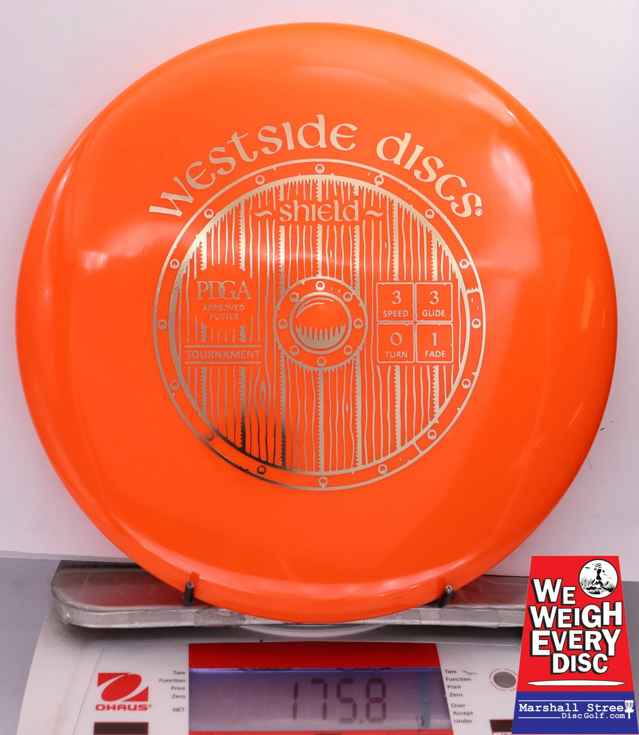 269193 Tournament Shield - #12 Orange, 176