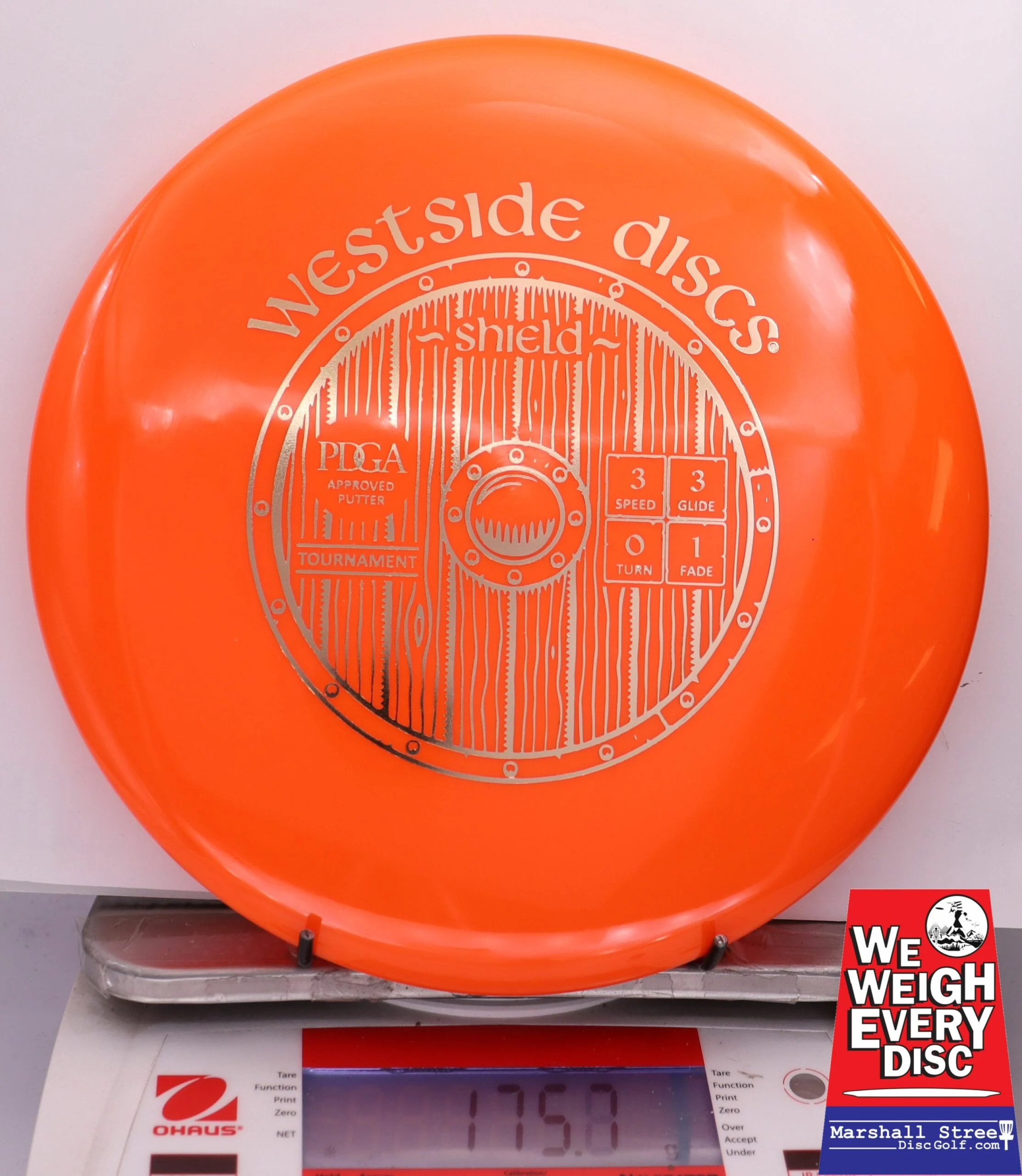 269195 Tournament Shield - #14 Orange, 176
