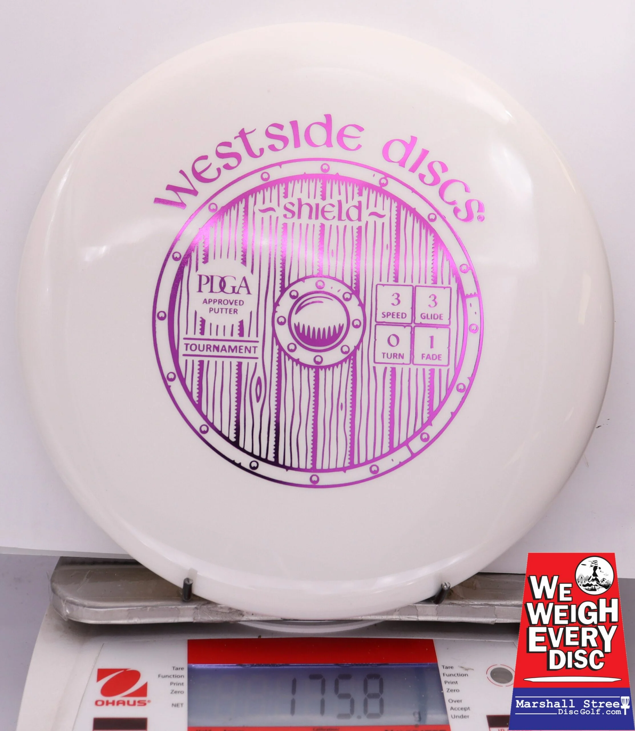 269203 Tournament Shield - #21 White, 176