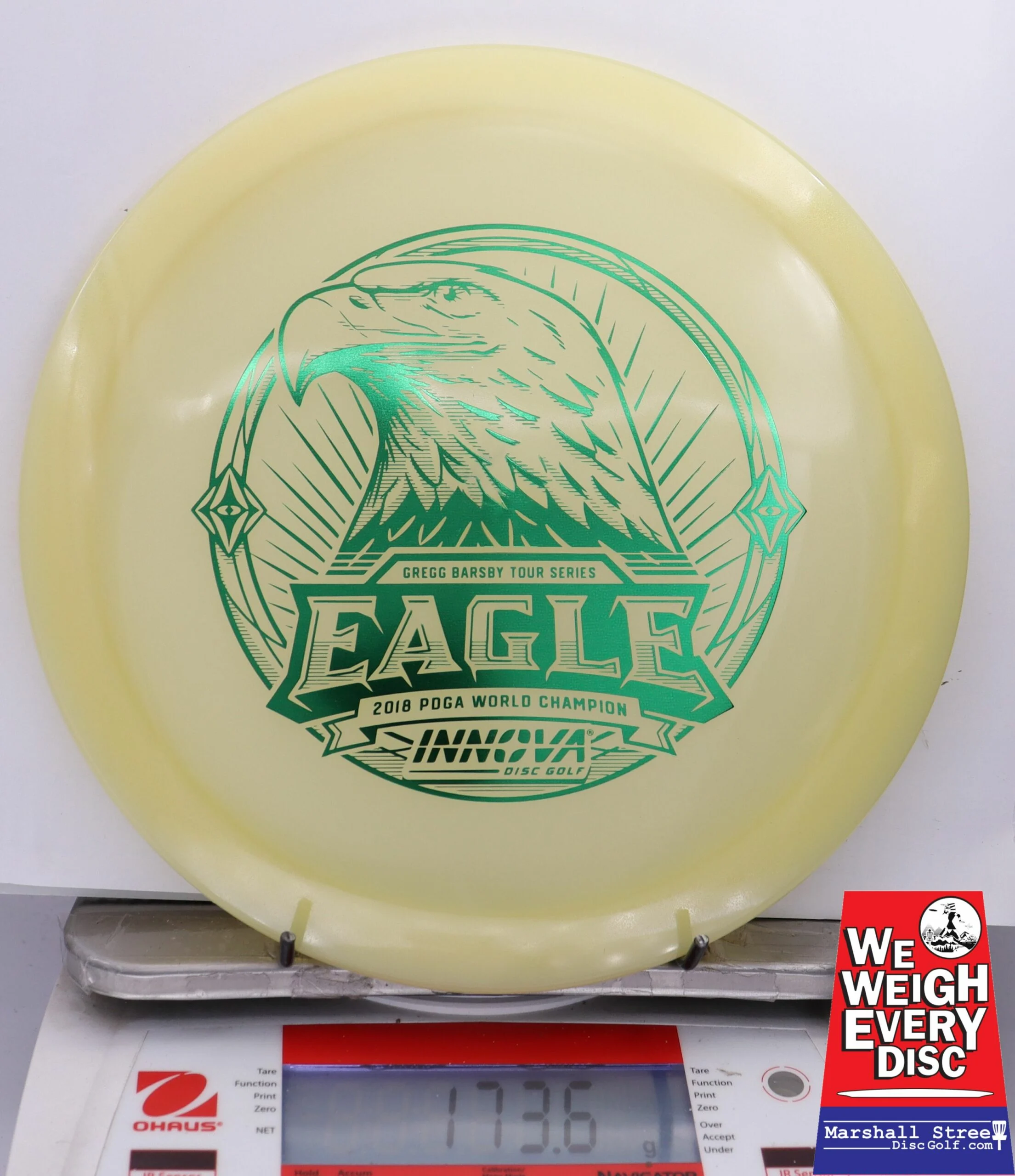 270045 Proto Glow Champion Eagle X, Gregg Barsby 2025 Tour Series - #34 LtYellowGlow, 174