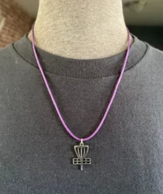 Carbella Designs: Disc Golf Small Basket Necklace