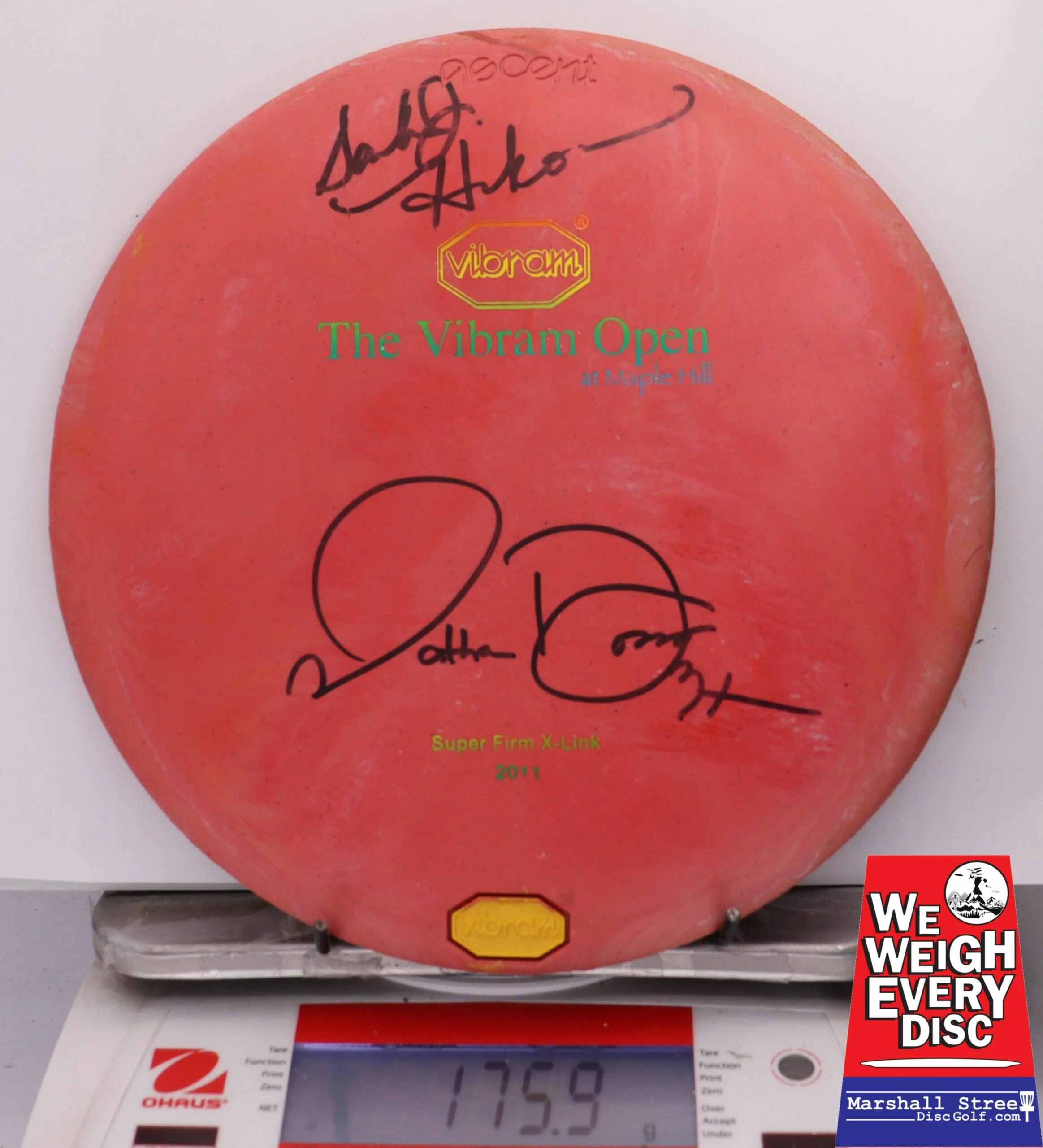 273052 X-Link Firm Ascent, 2011 The Vibram Open- Autographed - #01 Reddish, 176