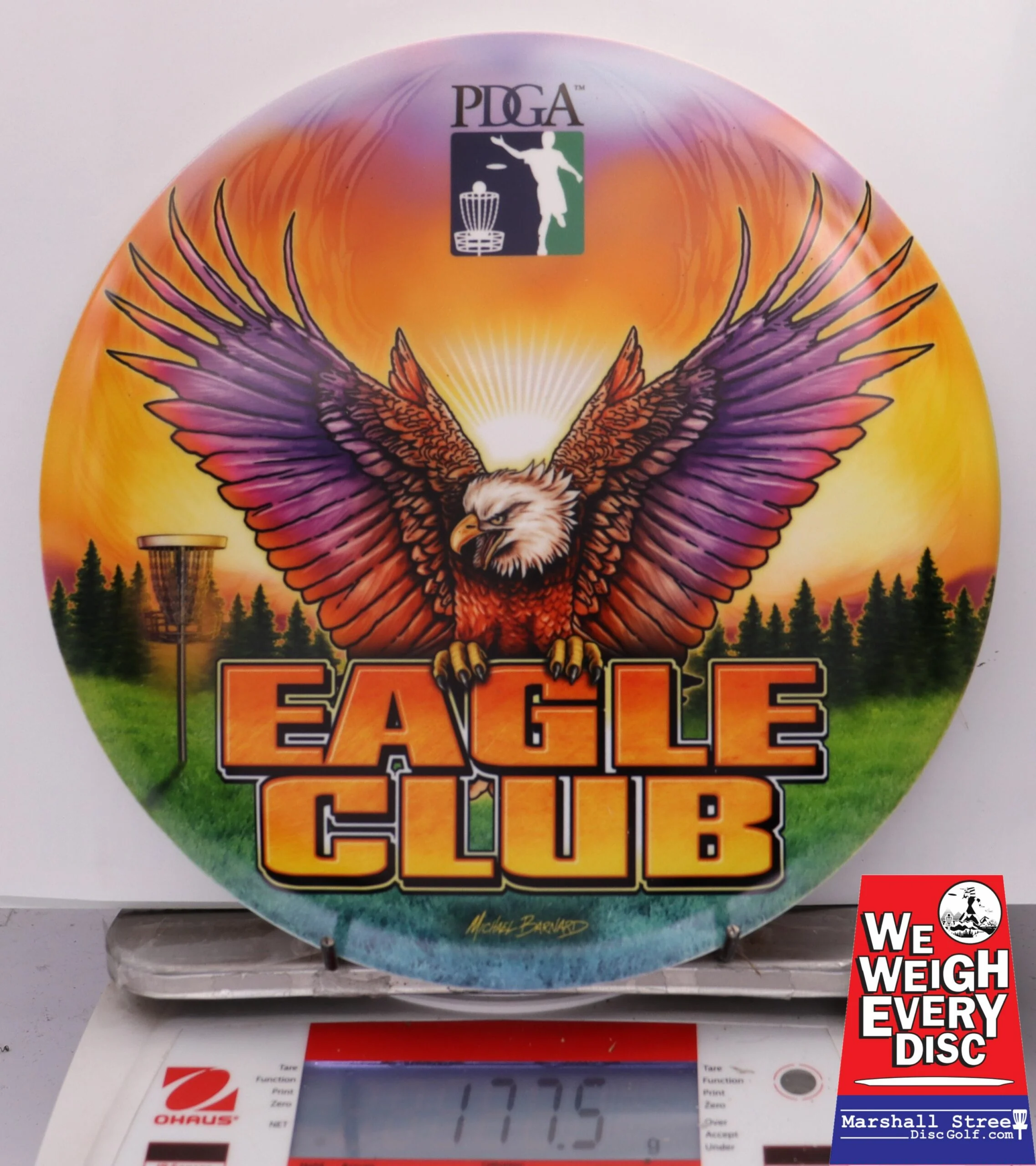 273827 Fuzion EMac Truth,DyeMax-PDGA Eagle Club - #01 Eagle Club, 178