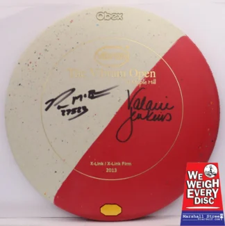 X-Link Medium/Firm Obex, 2013 Vibram Open Autographed Paul McBeth-Valerie Jenkins