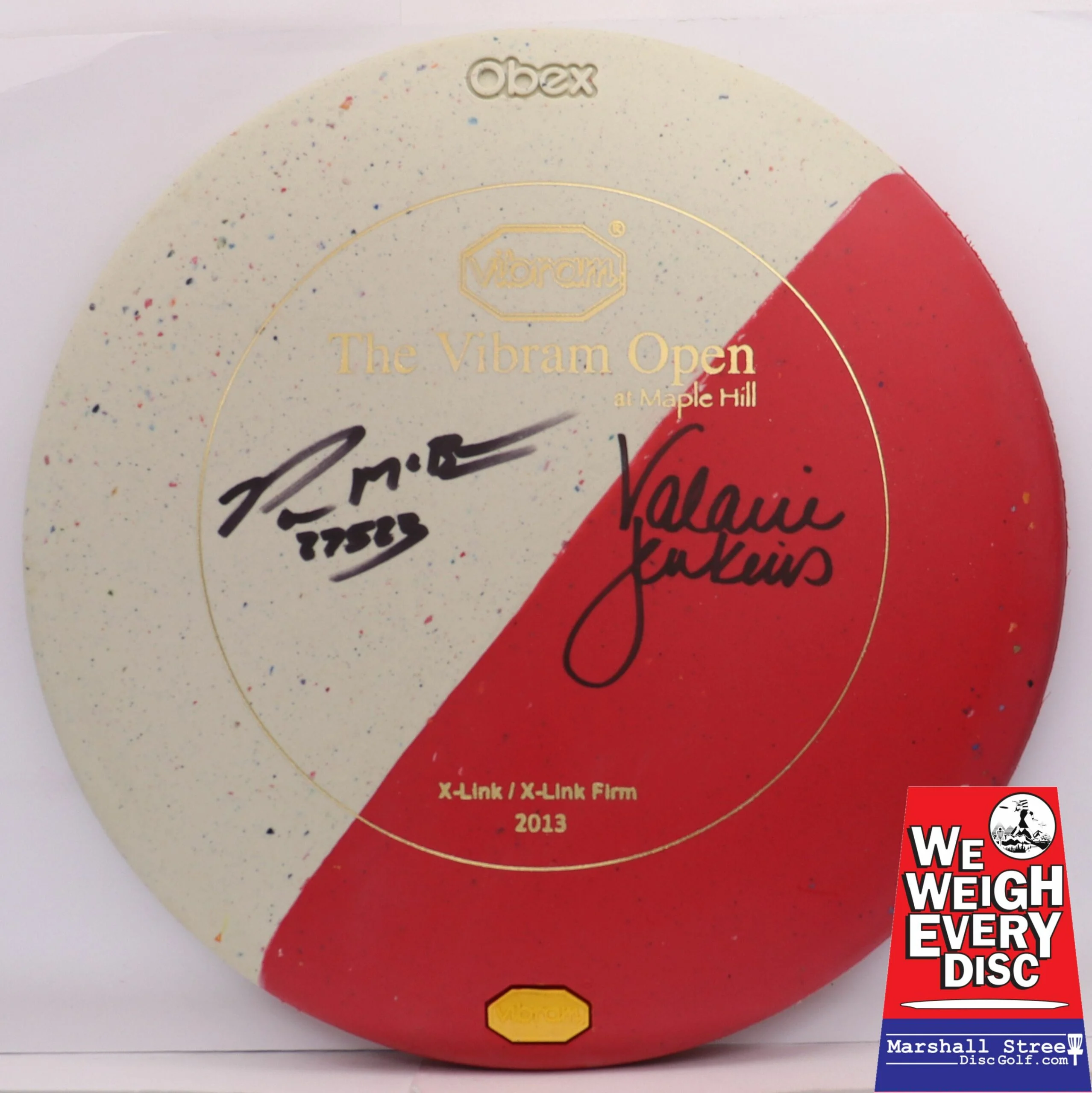 X-Link Medium/Firm Obex, 2013 Vibram Open Autographed Paul McBeth-Valerie Jenkins