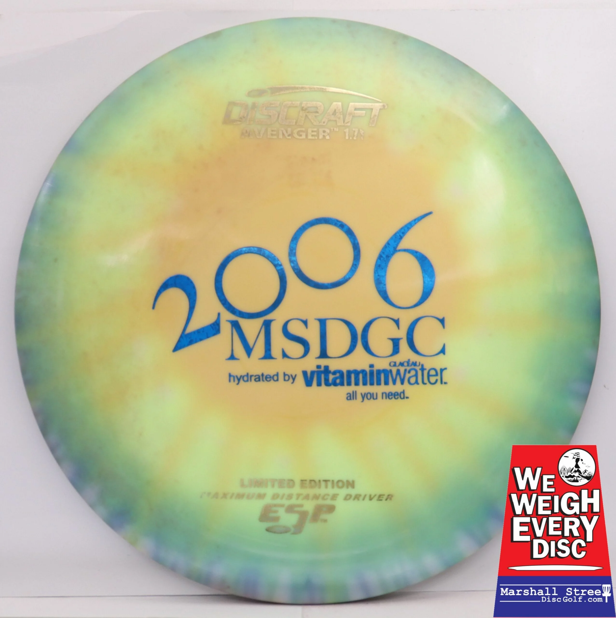 Tie-Dye ESP Avenger, 2006 MSDGC Hydrated with Vitamin Water