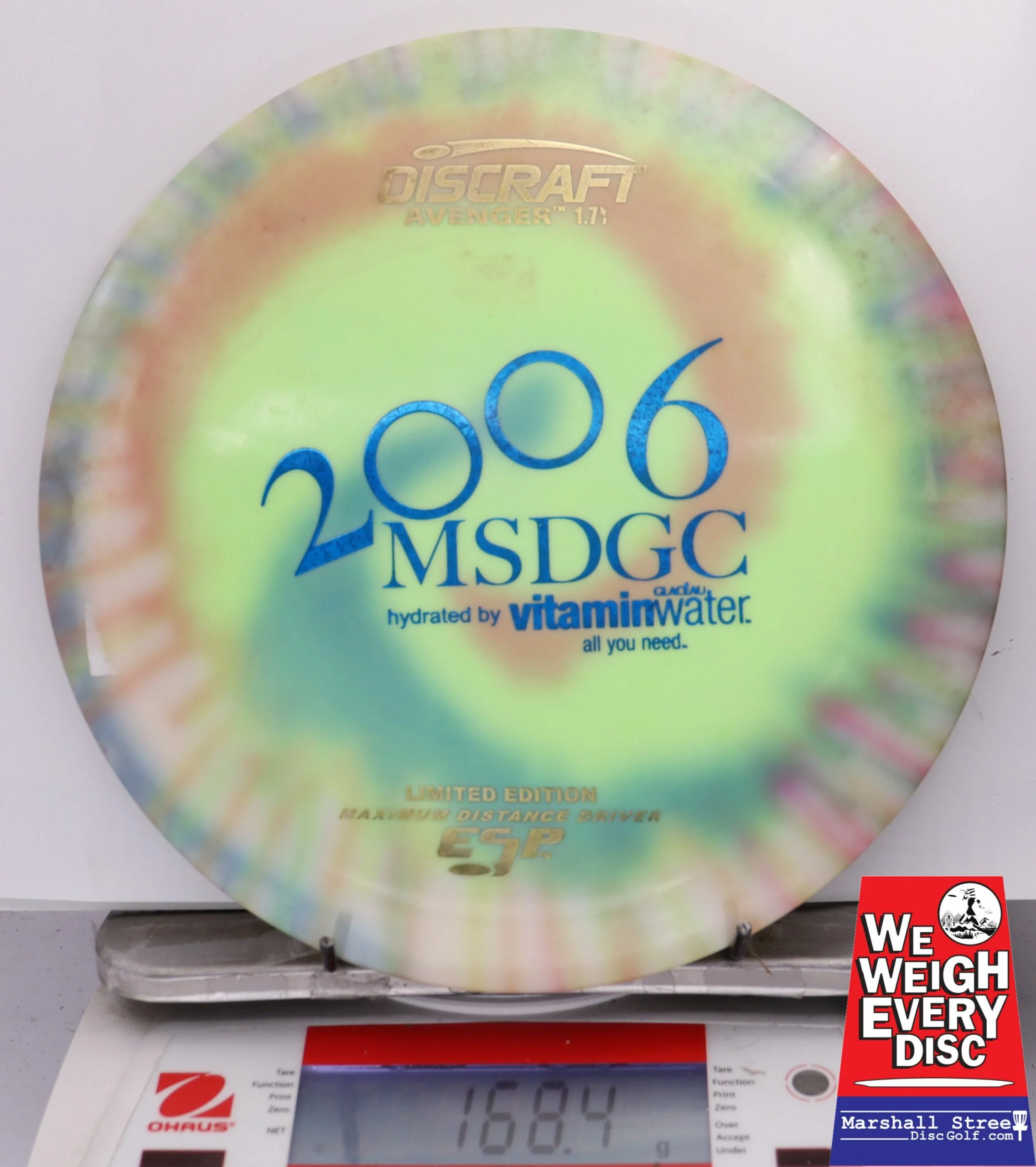 273872 Tie-Dye ESP Avenger, 2006 MSDGC Hydrated with Vitamin Water - #02 Tie-Dye, 168