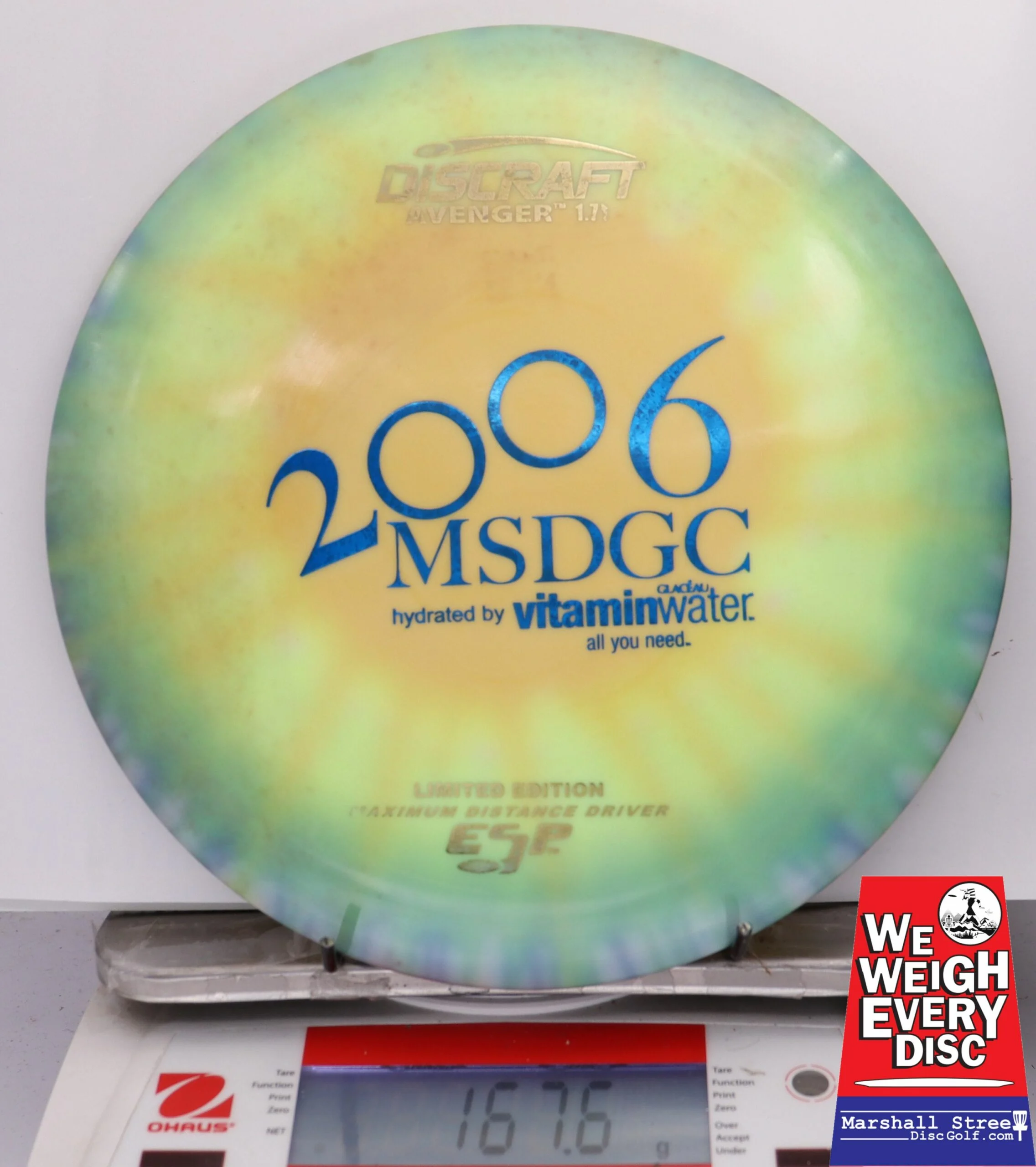 273873 Tie-Dye ESP Avenger, 2006 MSDGC Hydrated with Vitamin Water - #03 Tie-Dye, 168
