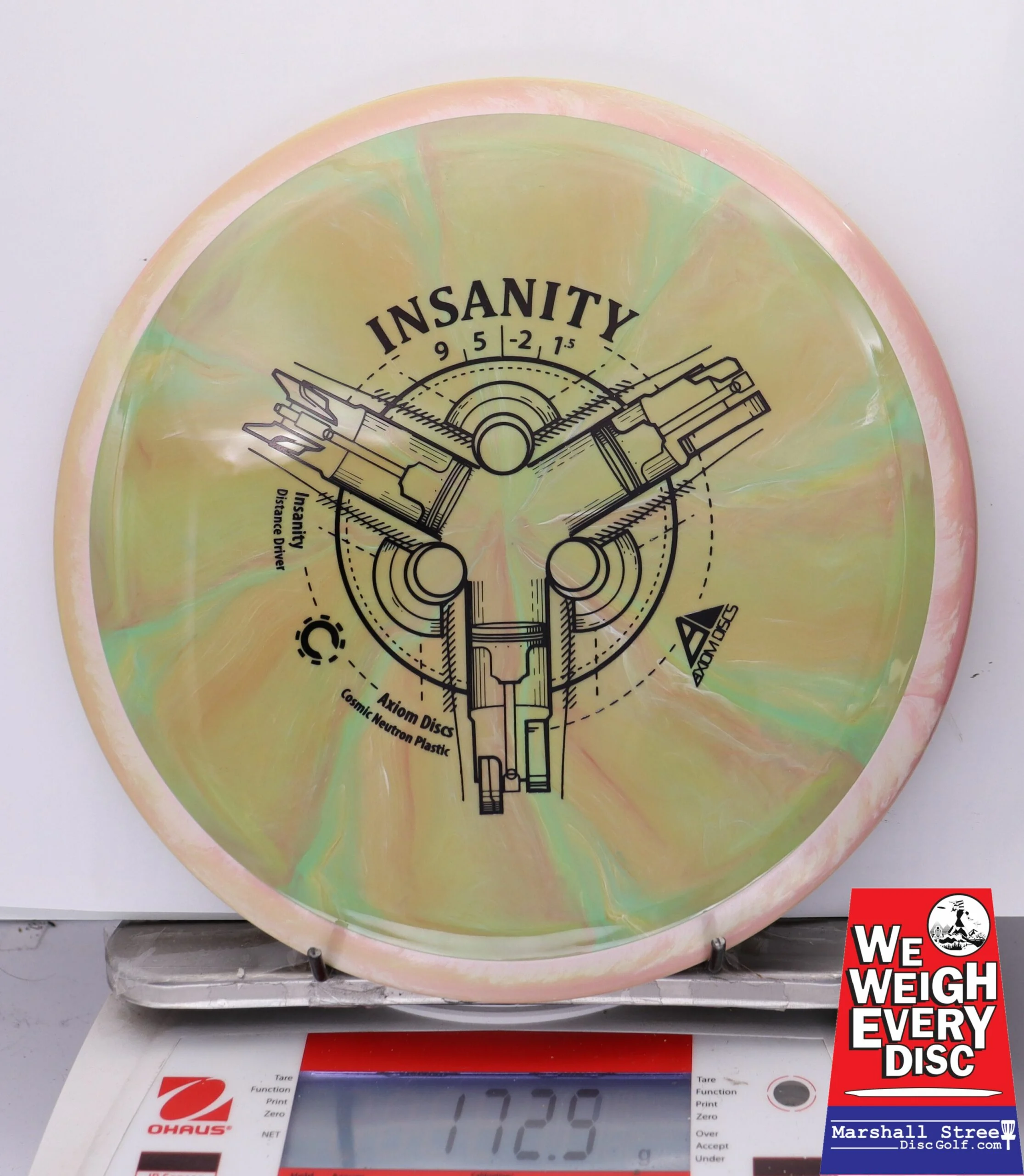 276721 Cosmic Neutron Insanity - #44 PaleRed-LtGreen, 173