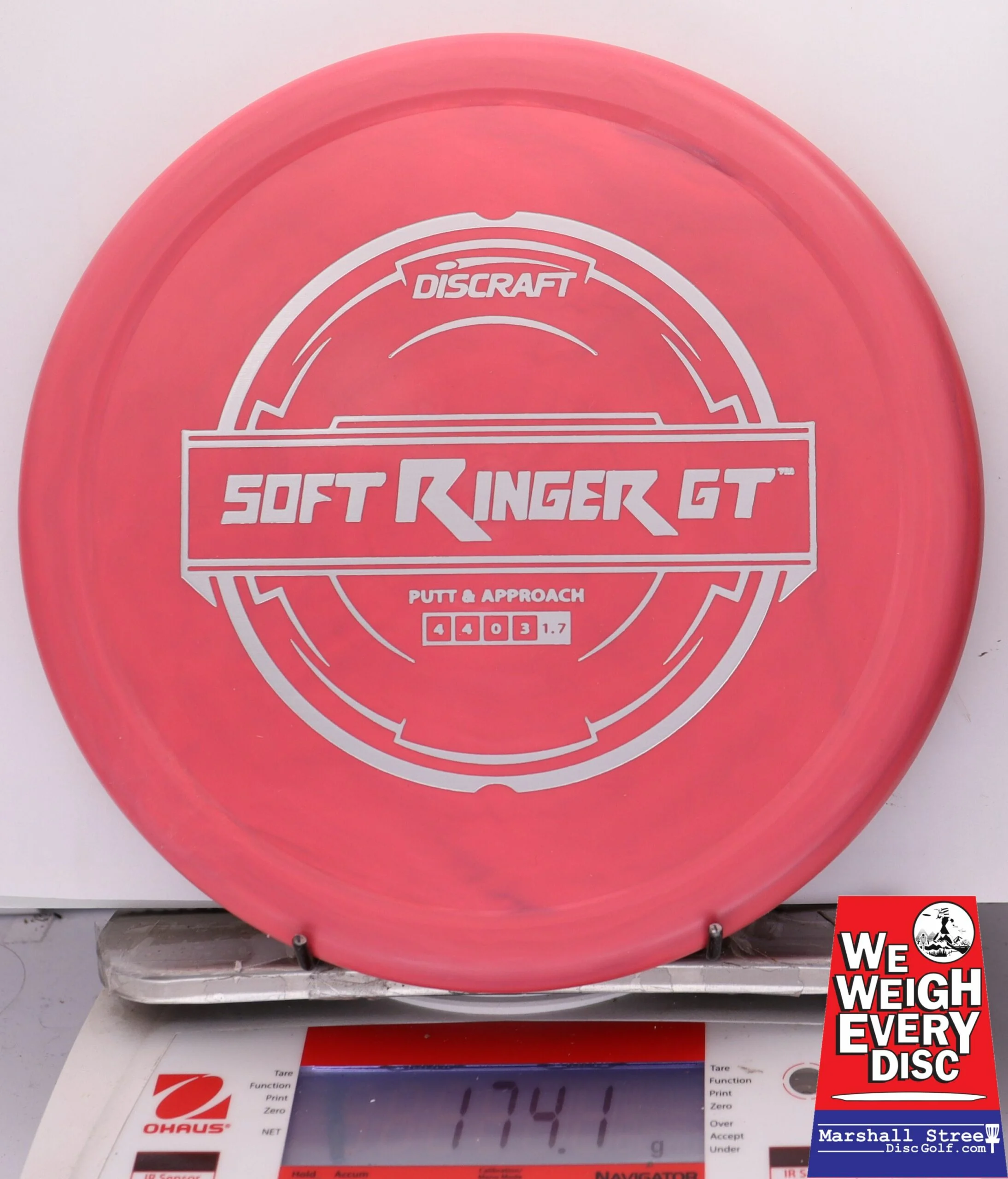 279759 Putter Line Soft Ringer GT - #32 LtRed, 174
