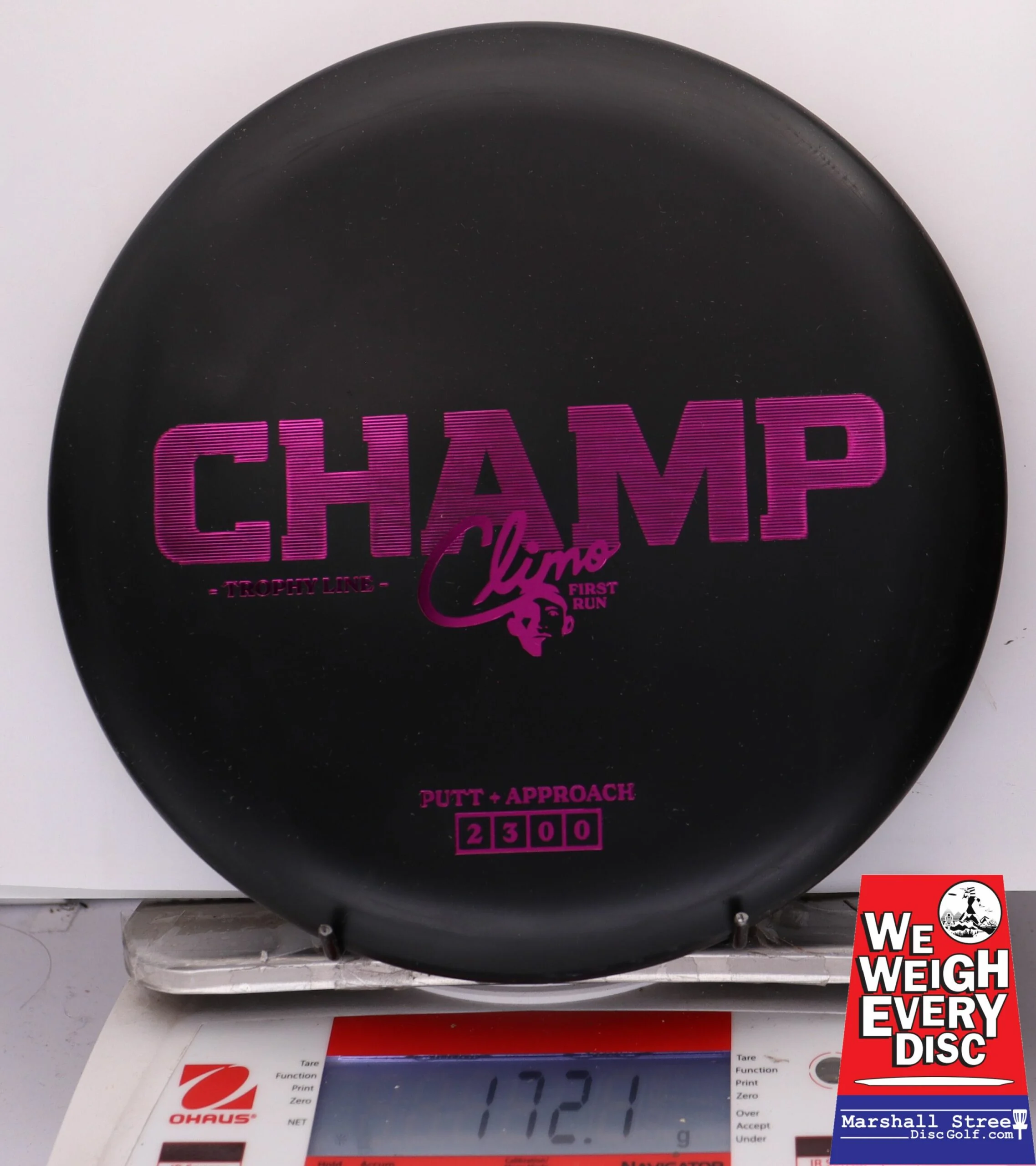 279803 First Run Trophy Line Champ - #06 Black, 172