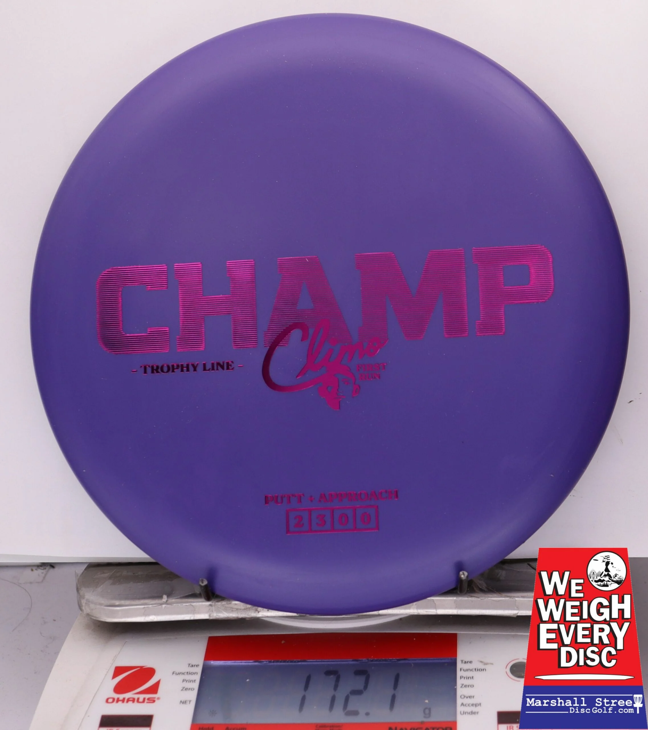279821 First Run Trophy Line Champ - #24 Purple, 172