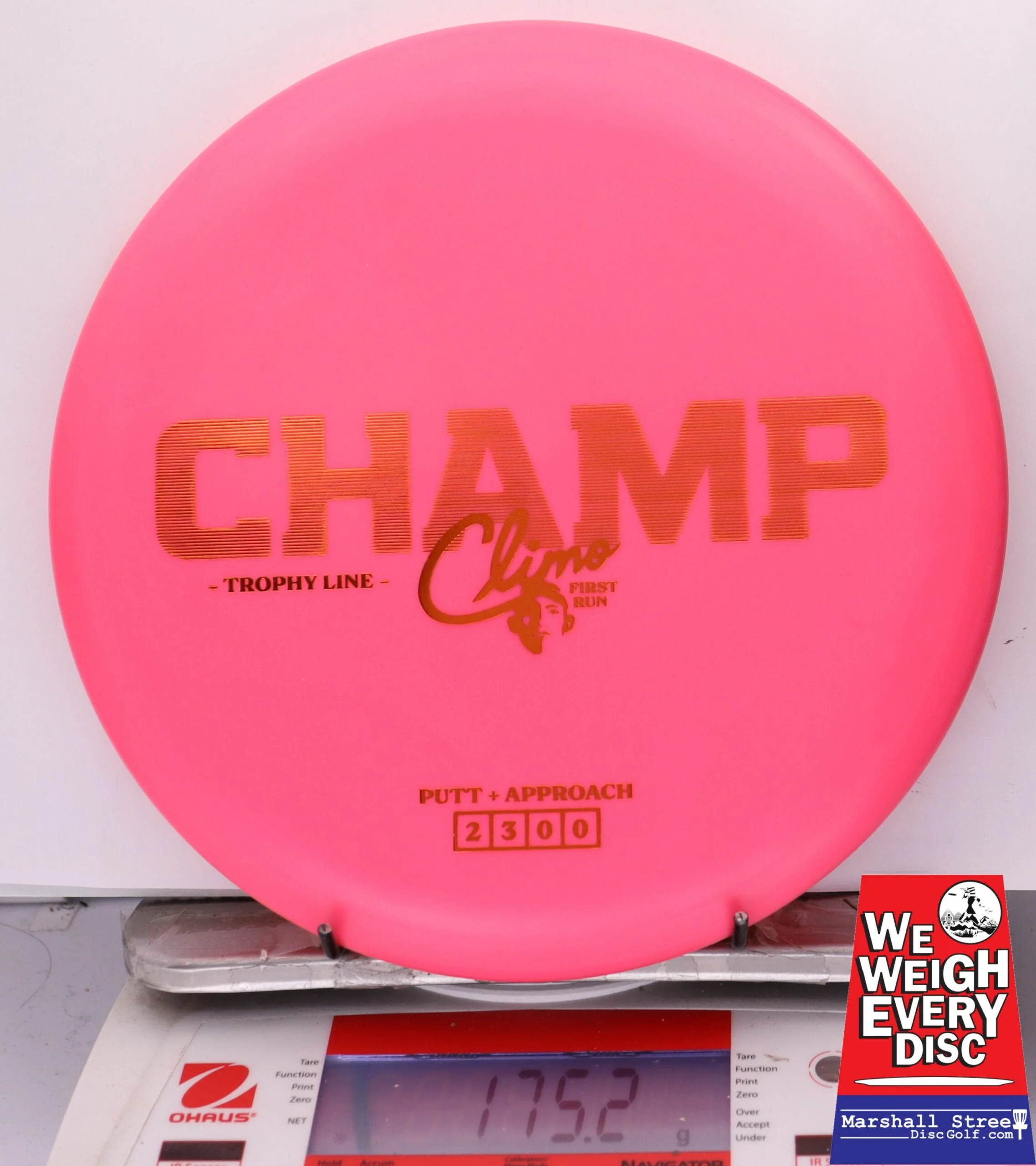 279826 First Run Trophy Line Champ - #29 Pink, 175