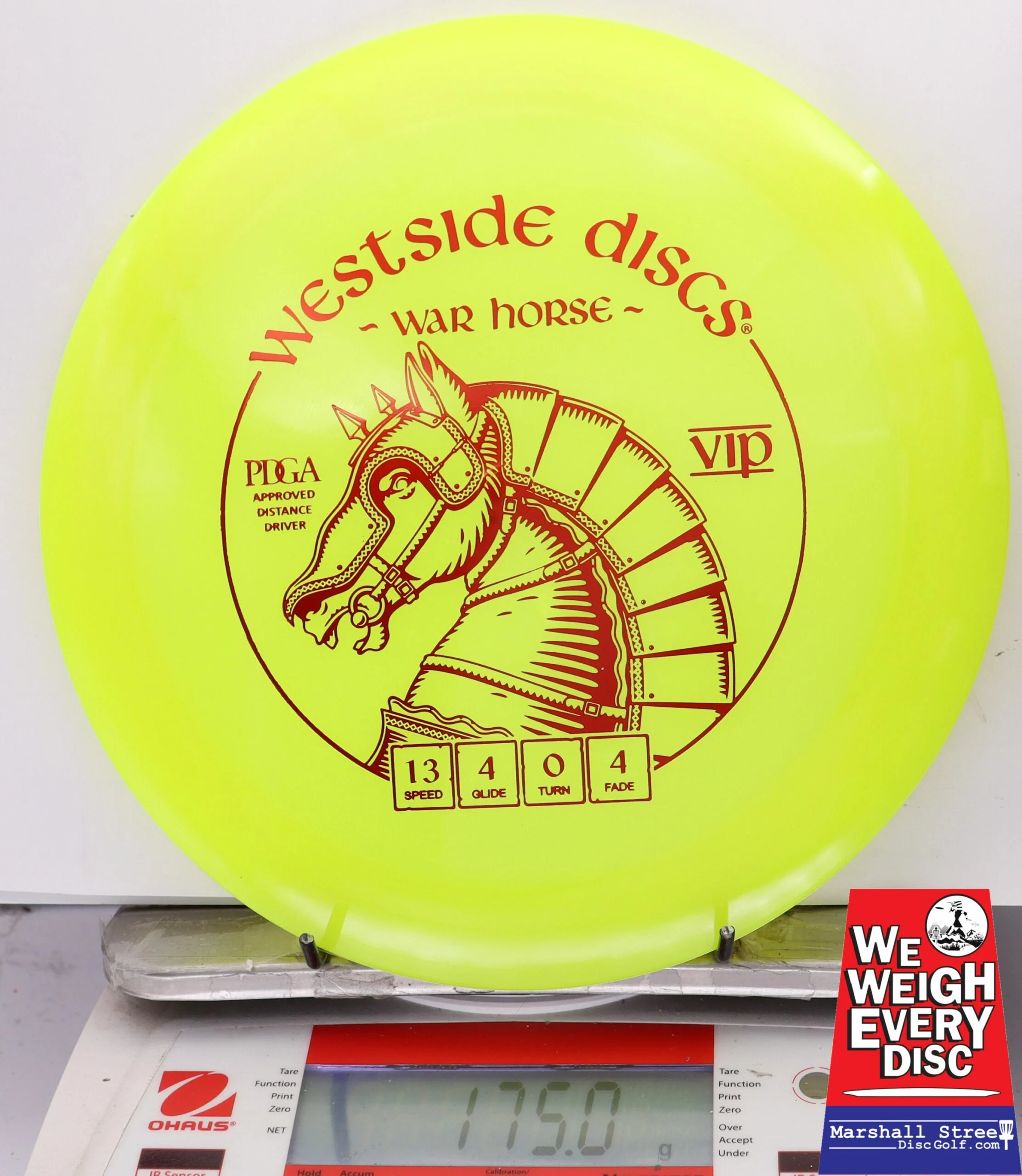 282397 VIP War Horse - #07 NYellow, 175