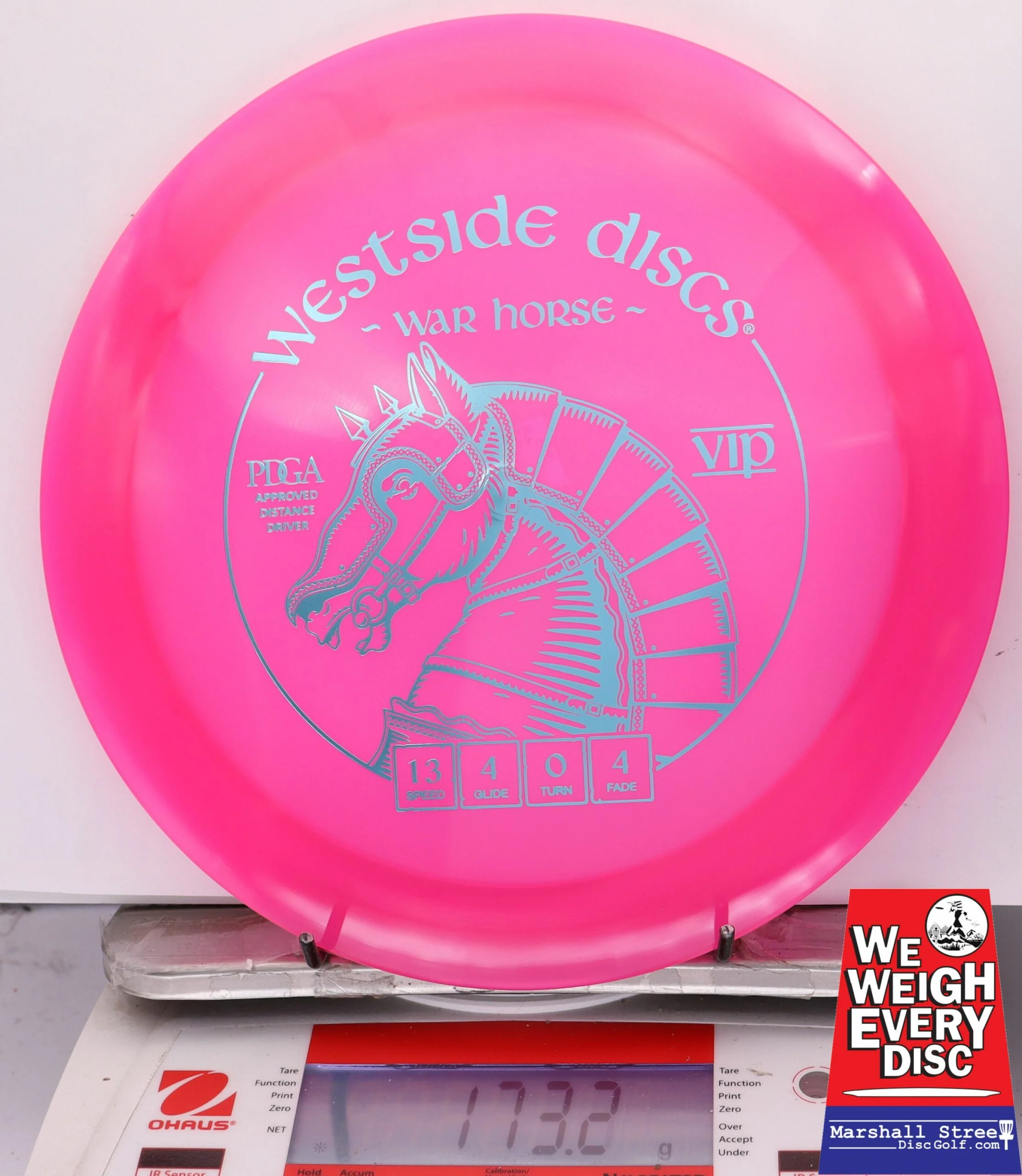 282403 VIP War Horse - #13 Pink, 173
