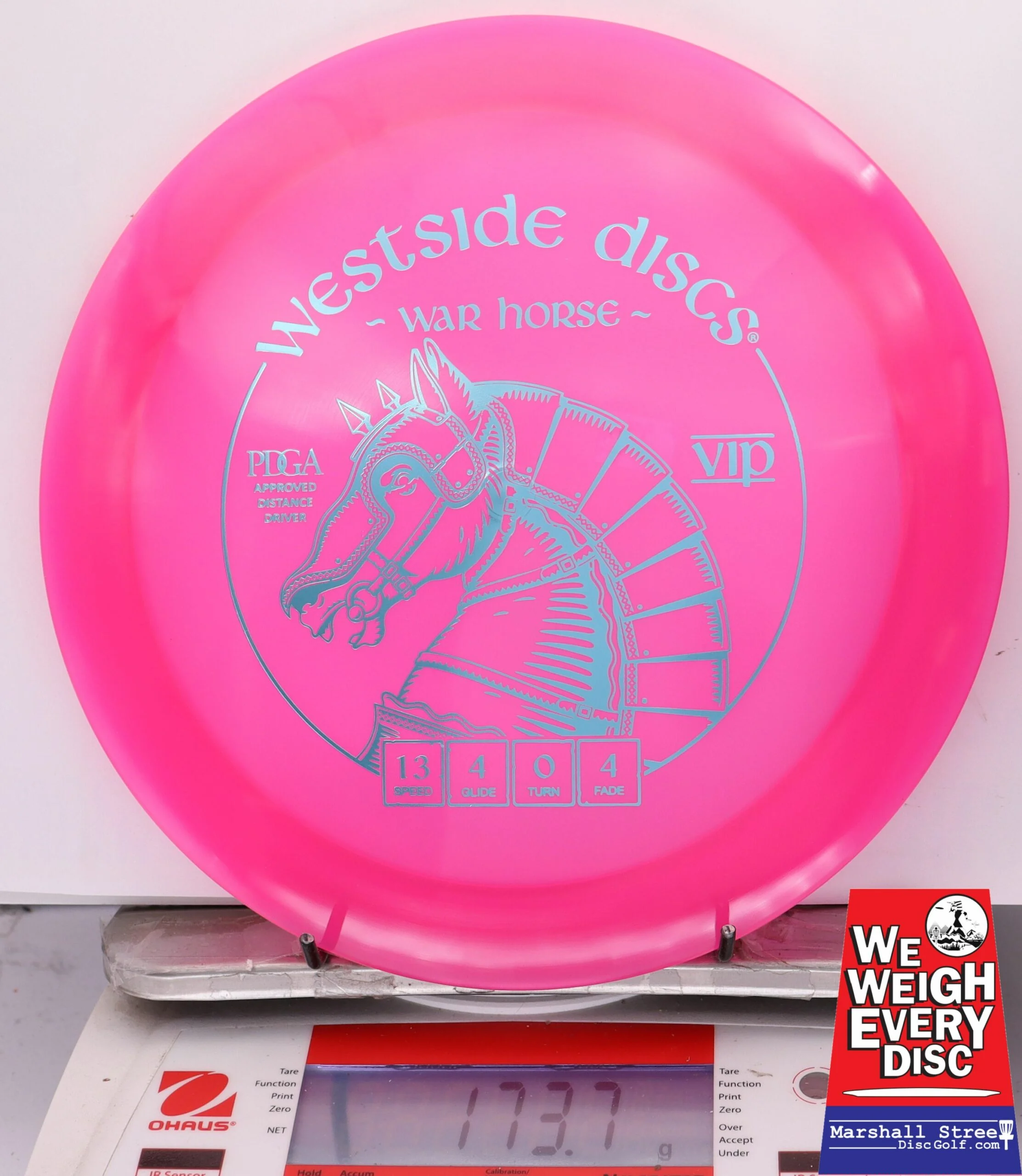 282406 VIP War Horse - #16 Pink, 174
