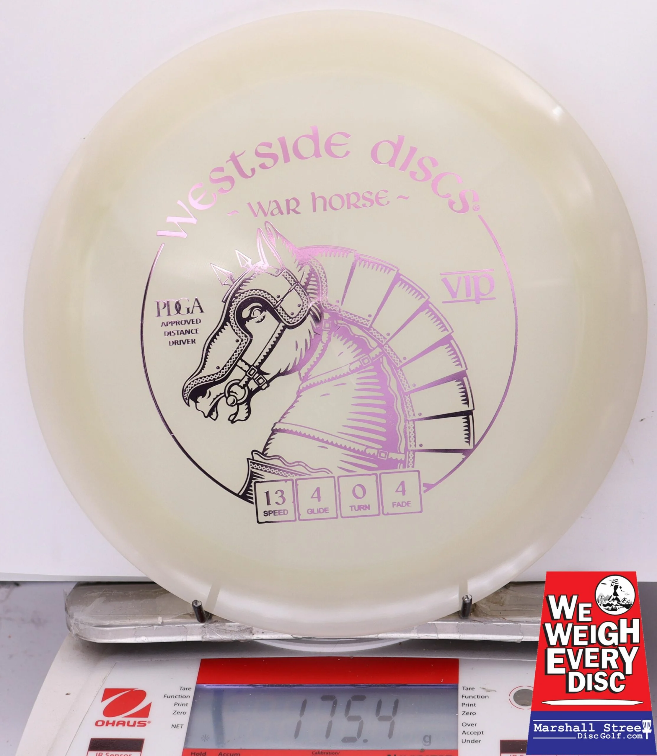 282407 VIP War Horse - #17 White, 175