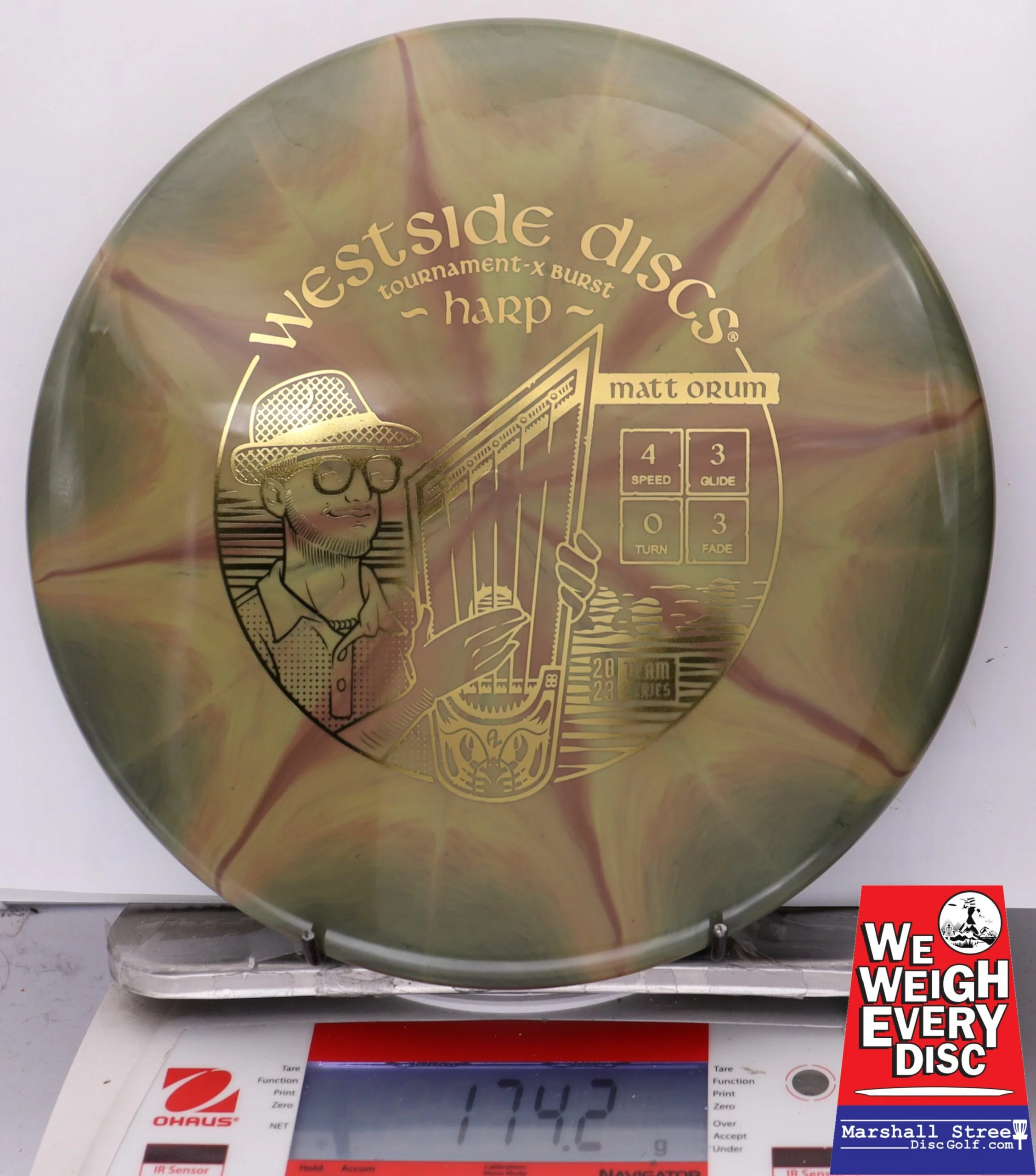 282773 Tournament-X Burst Harp, Matt Orum 2023 - #01 Golden, 174
