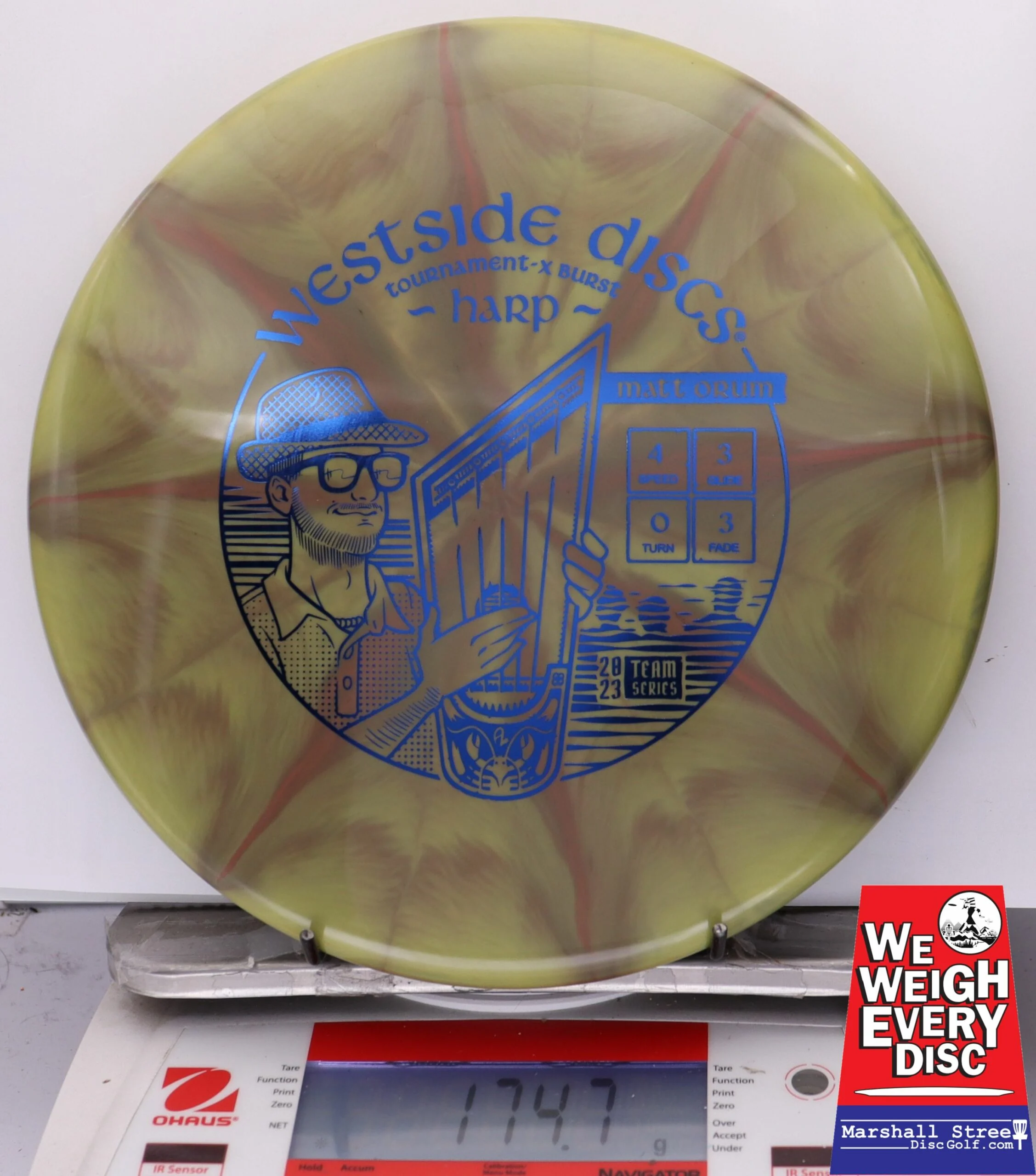 282776 Tournament-X Burst Harp, Matt Orum 2023 - #04 BrownGreenish, 175