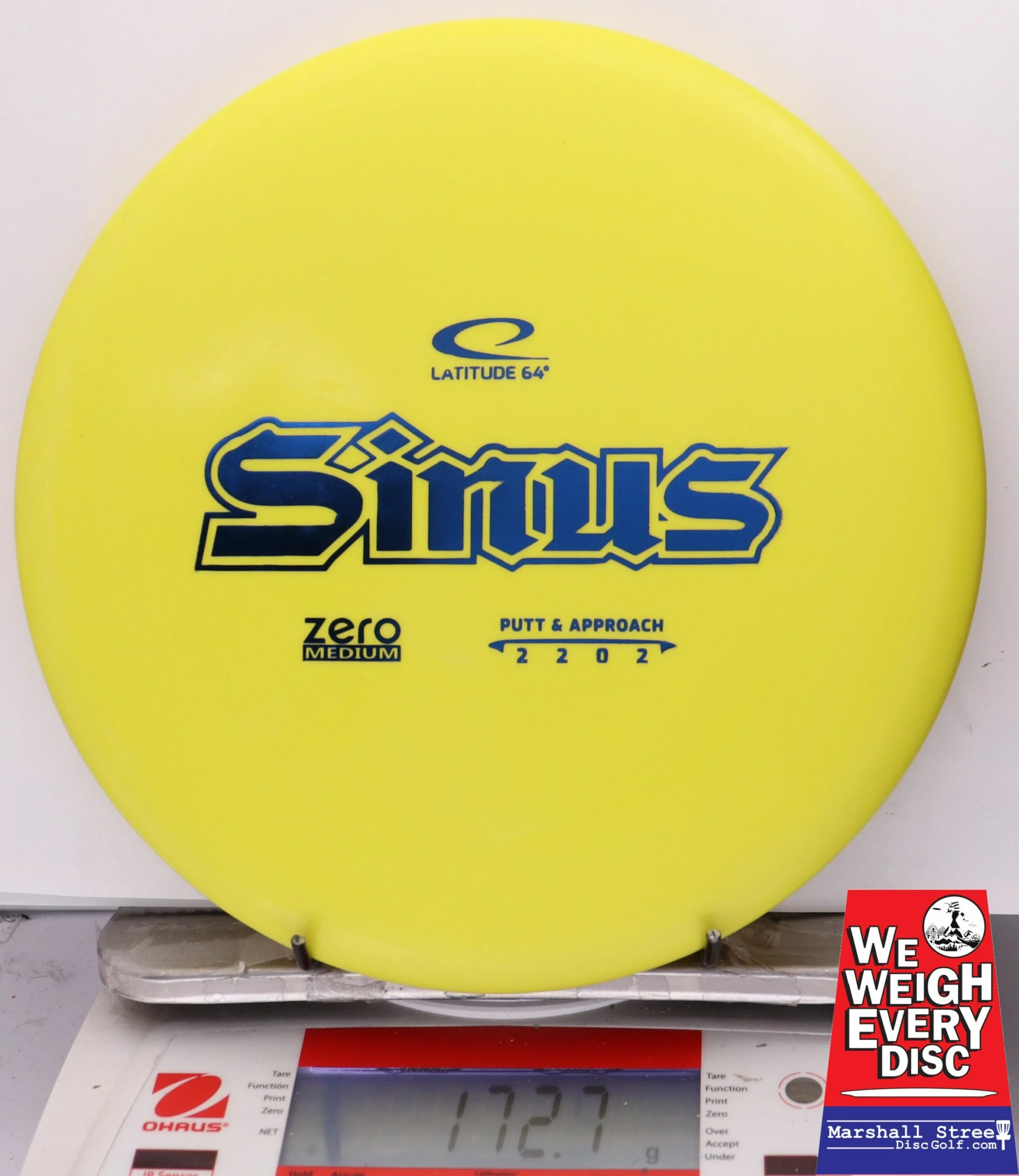 283365 Zero Medium Sinus, Retooled - #26 Yellow, 173