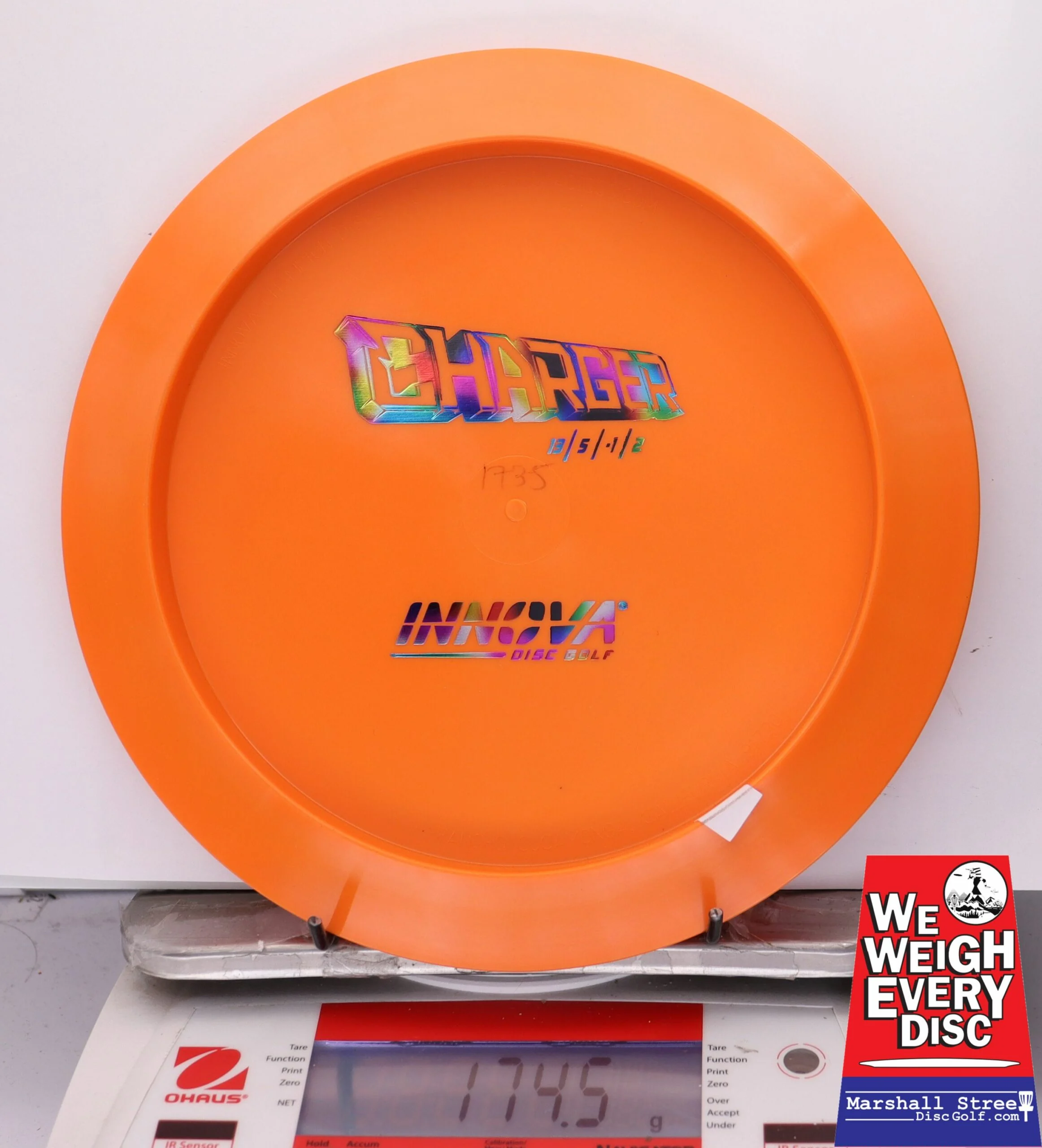 283810 Star Charger, Bottom Stamp - #56 Orange, 175