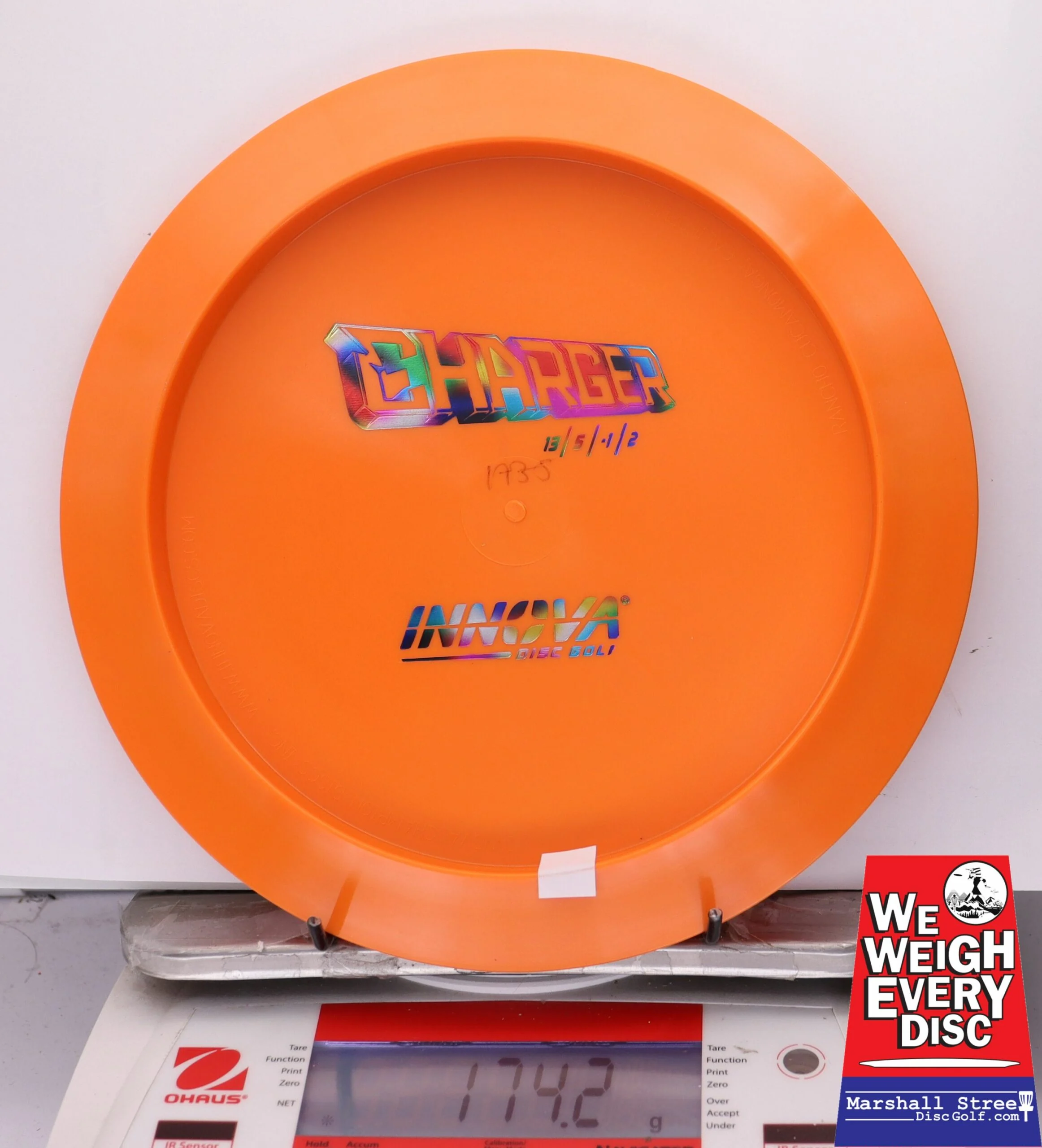 283811 Star Charger, Bottom Stamp - #57 Orange, 174