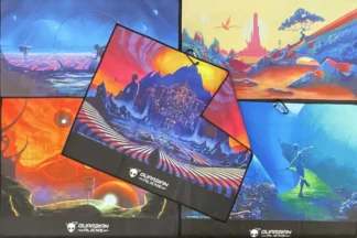 Double Sided Guardian Aliens Towels with Carabiner