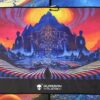 Double Sided Guardian Aliens Towels with Carabiner - #03 Heart of Olympus, 18"x20"
