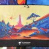 Double Sided Guardian Aliens Towels with Carabiner - #04 Putting for Prisms, 18"x20"