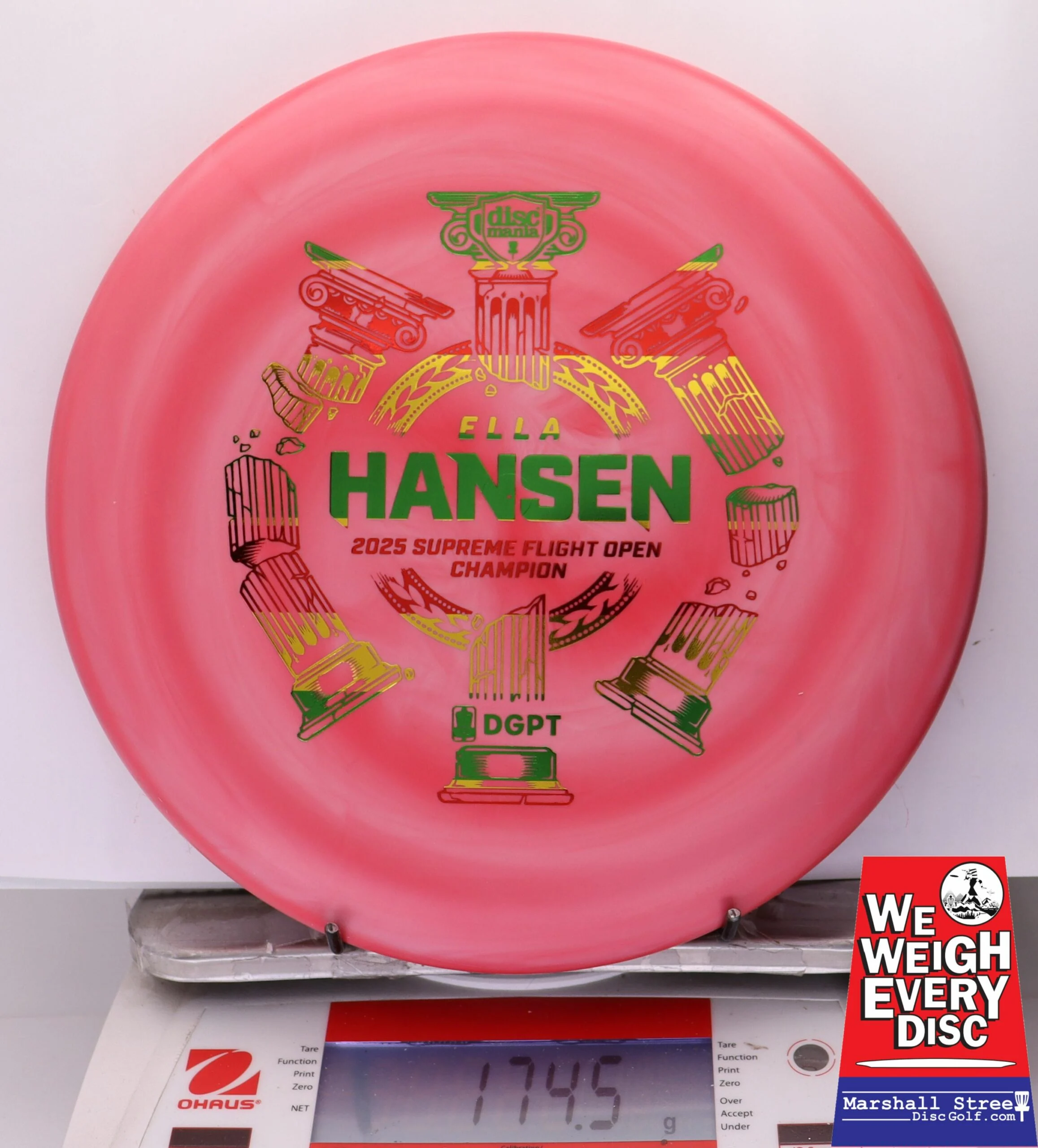 287527 Swirly D-Line P2, Flex 2 - Ella Hansen Triumph Series Supreme Flight Open 2025 - #09 RedSwirl, 175