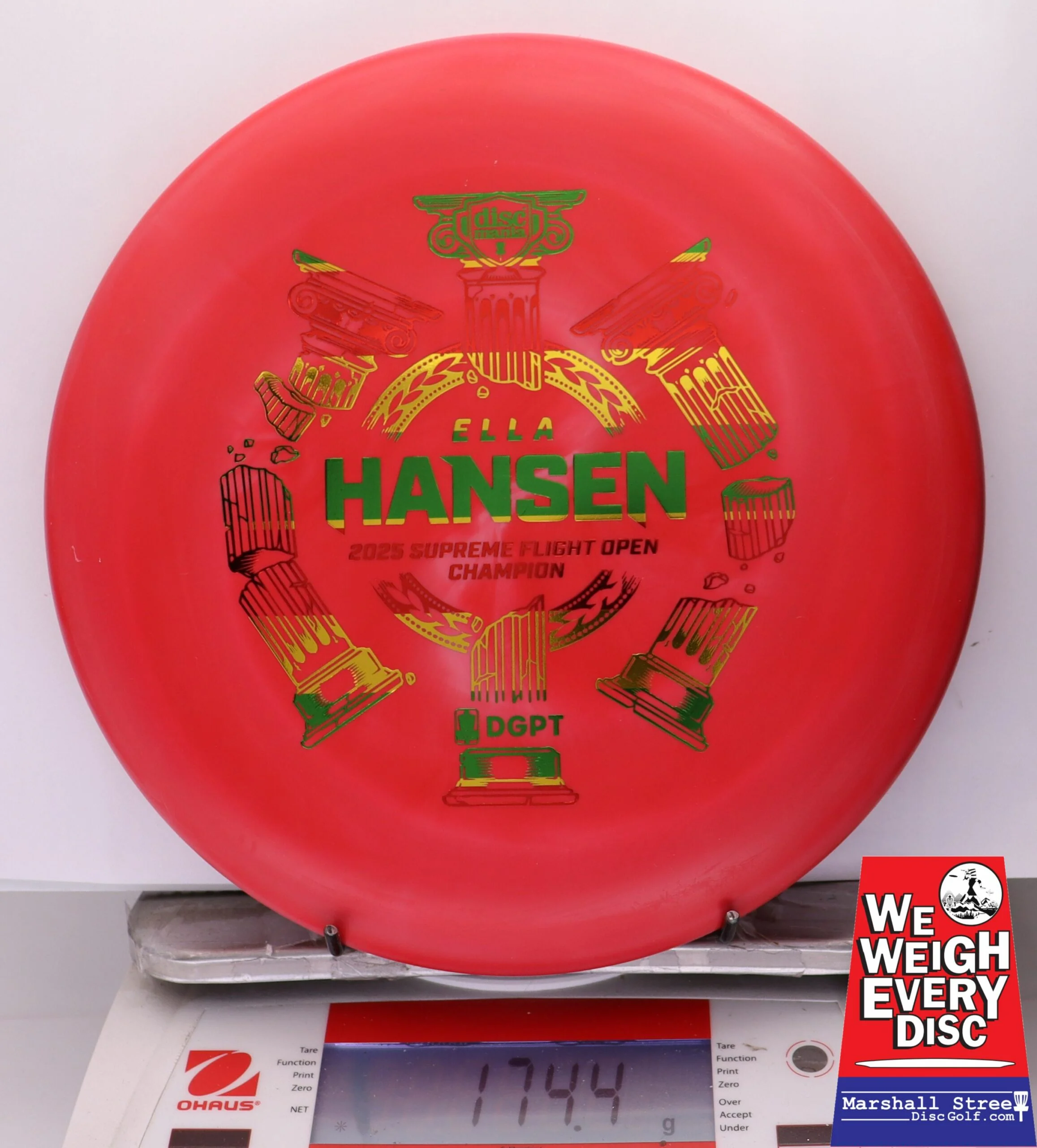 287528 Swirly D-Line P2, Flex 2 - Ella Hansen Triumph Series Supreme Flight Open 2025 - #10 RedSwirl, 174