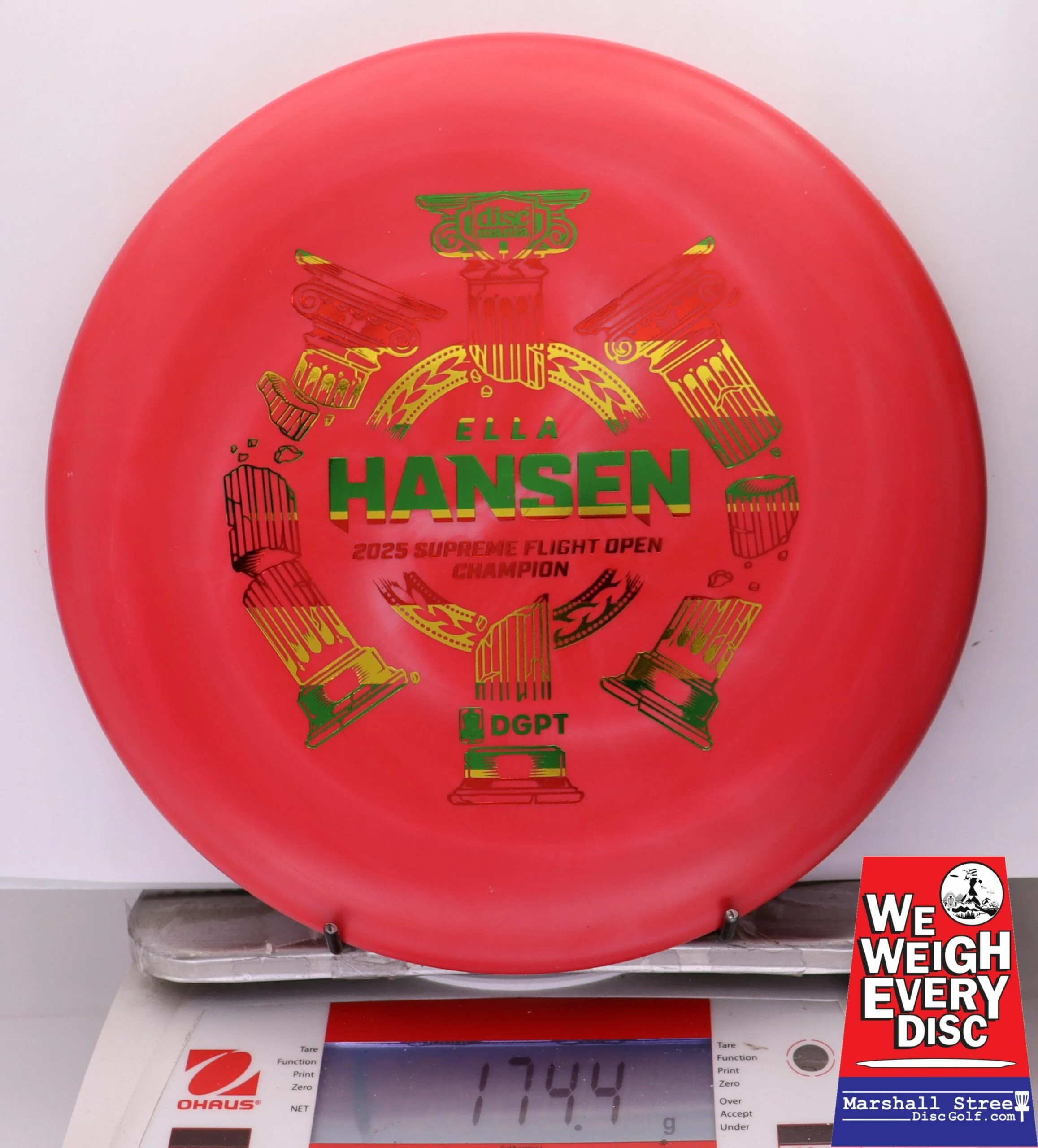 287533 Swirly D-Line P2, Flex 2 - Ella Hansen Triumph Series Supreme Flight Open 2025 - #15 RedSwirl, 174