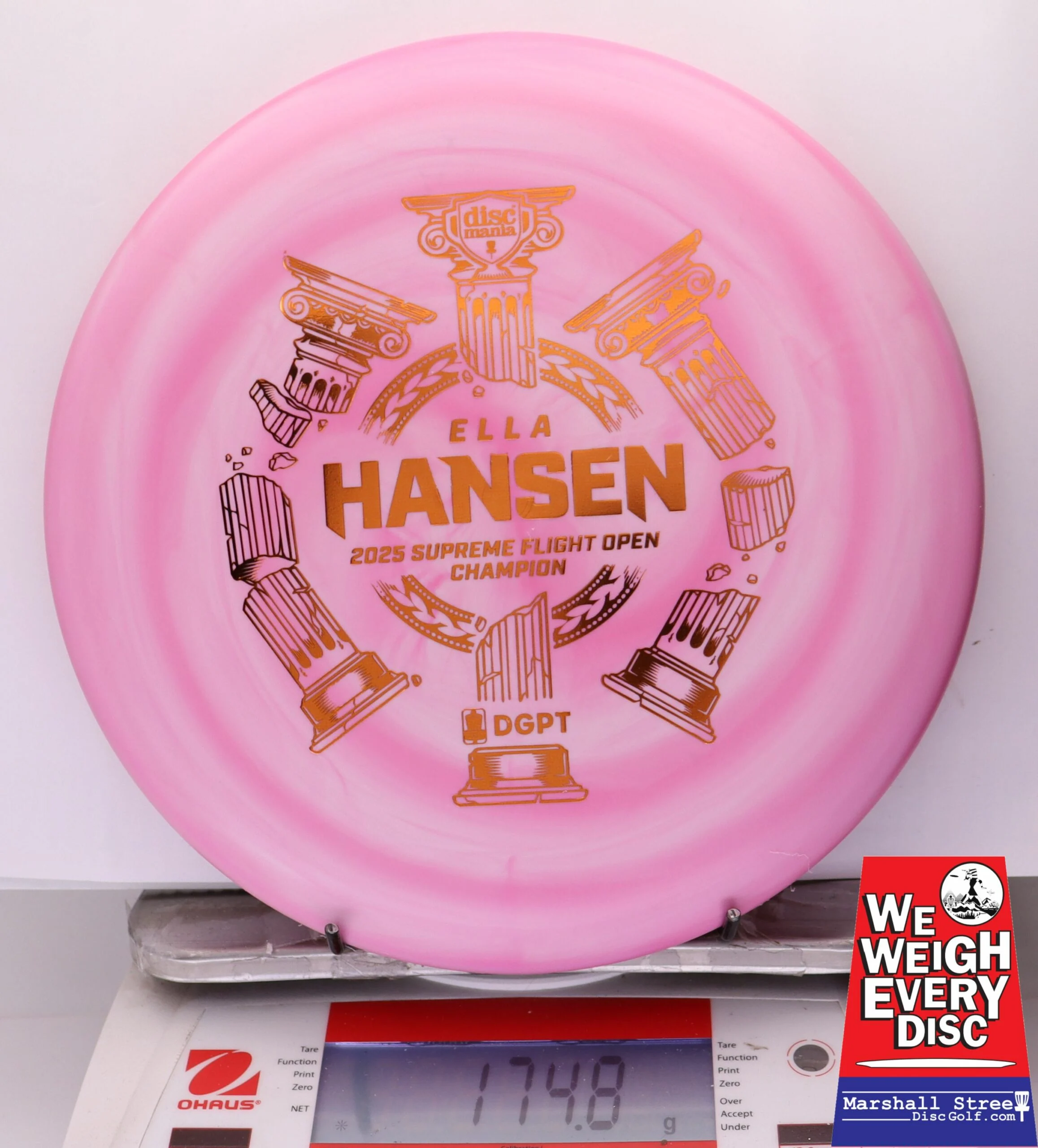 287540 Swirly D-Line P2, Flex 2 - Ella Hansen Triumph Series Supreme Flight Open 2025 - #22 PinkSwirl, 175