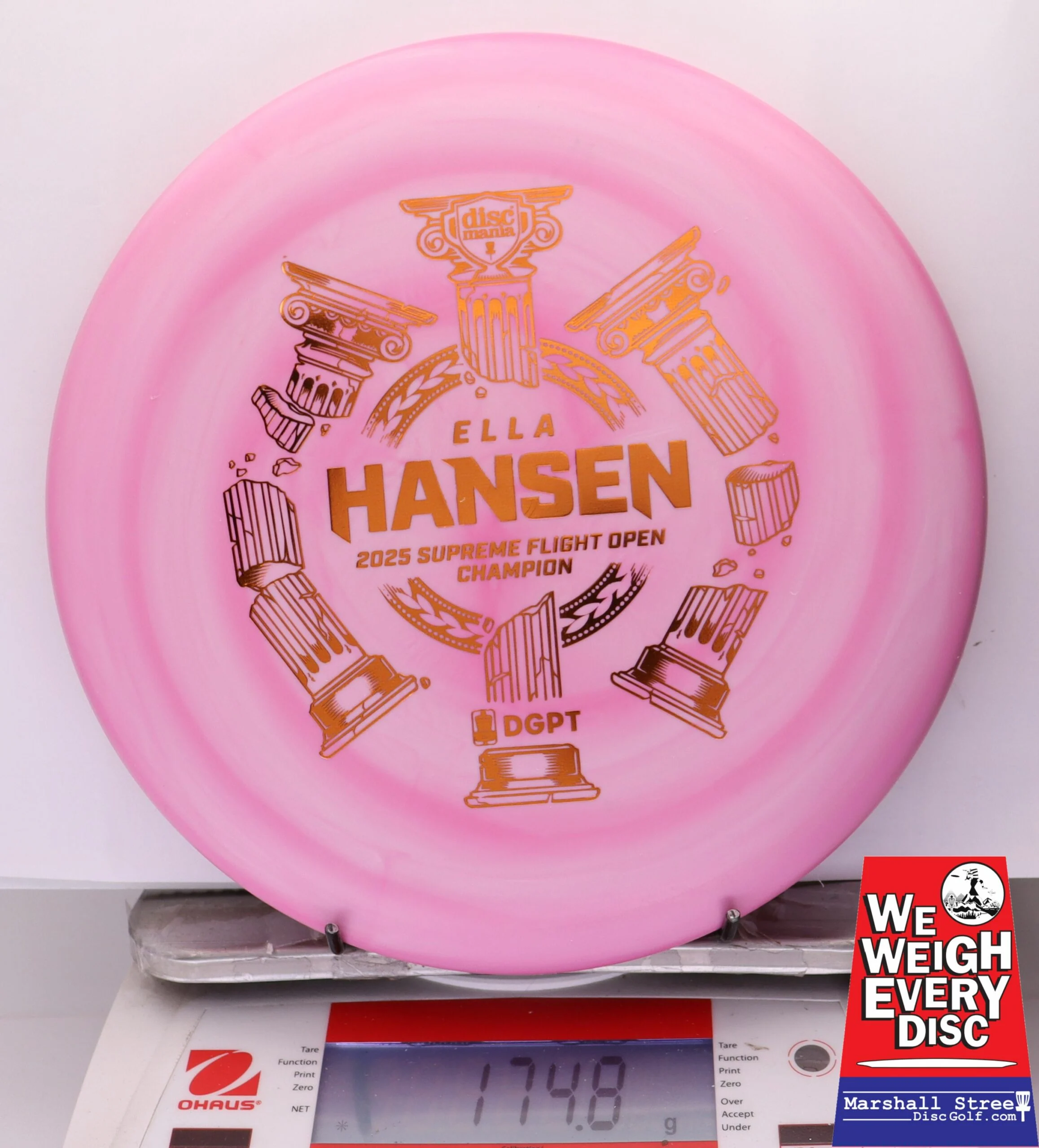 287541 Swirly D-Line P2, Flex 2 - Ella Hansen Triumph Series Supreme Flight Open 2025 - #23 PinkSwirl, 175