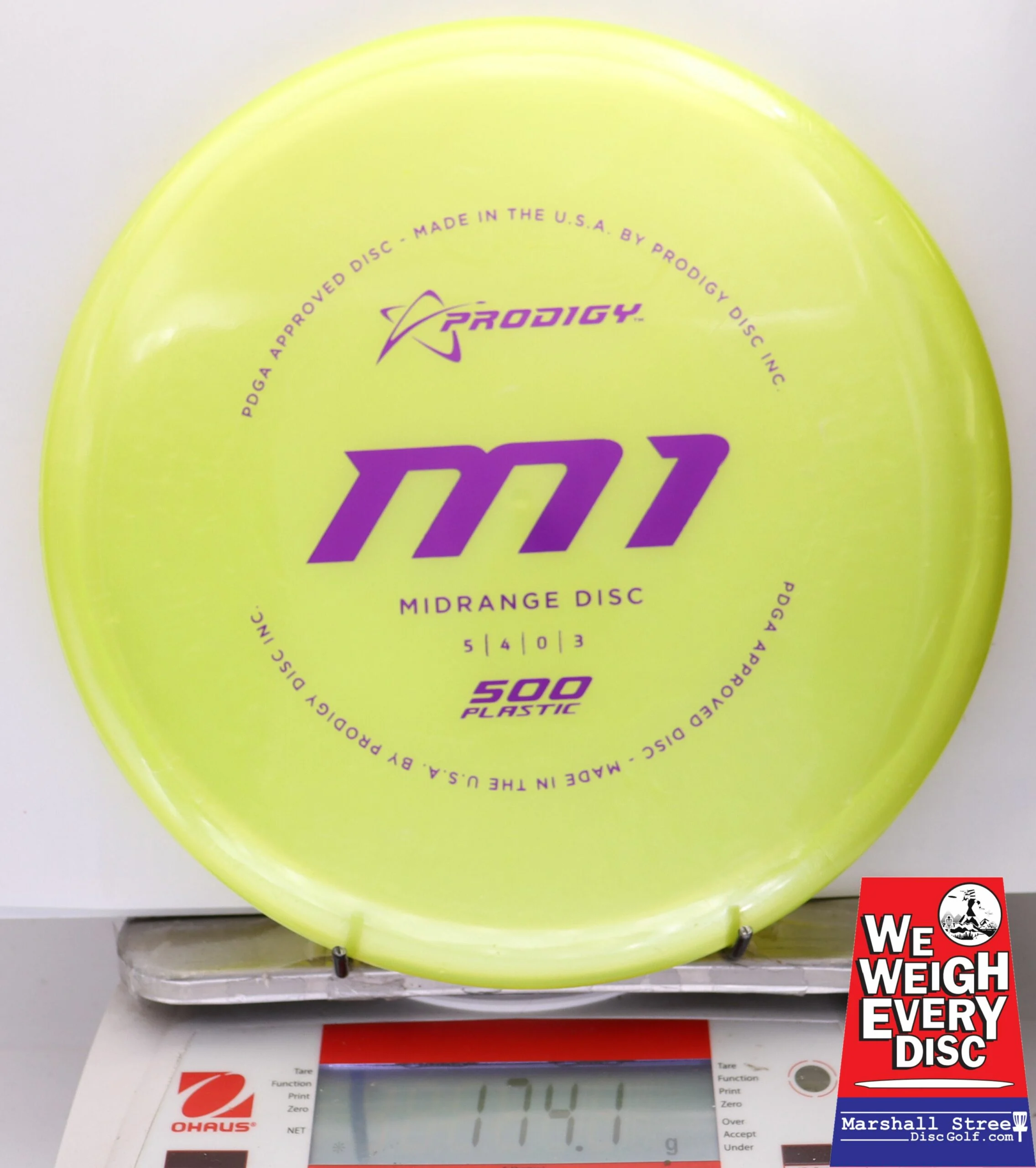 291260 Prodigy M1, 500 - #45 Yellow, 174
