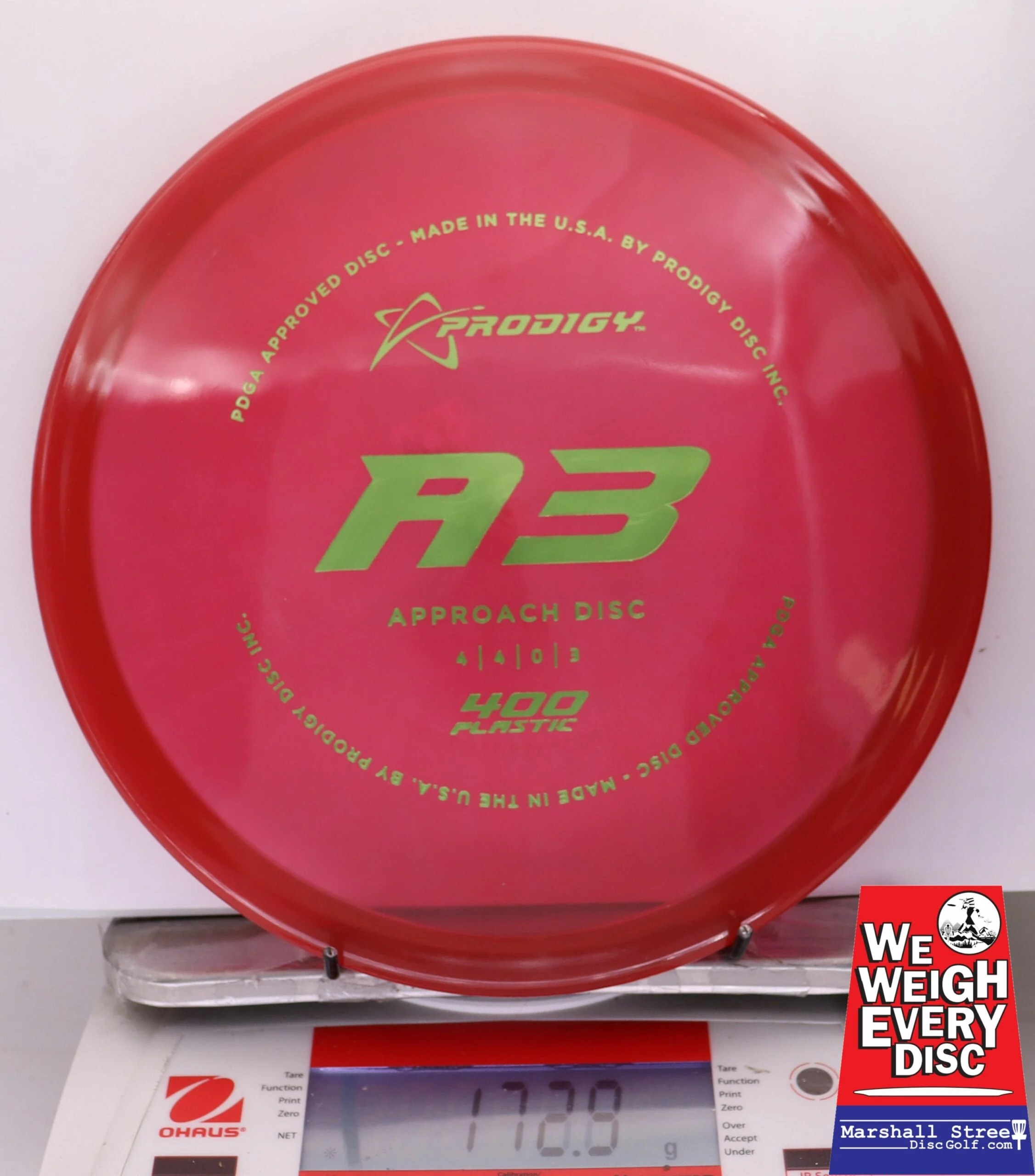 291426 Prodigy A3, 400 - #09 Red, 173