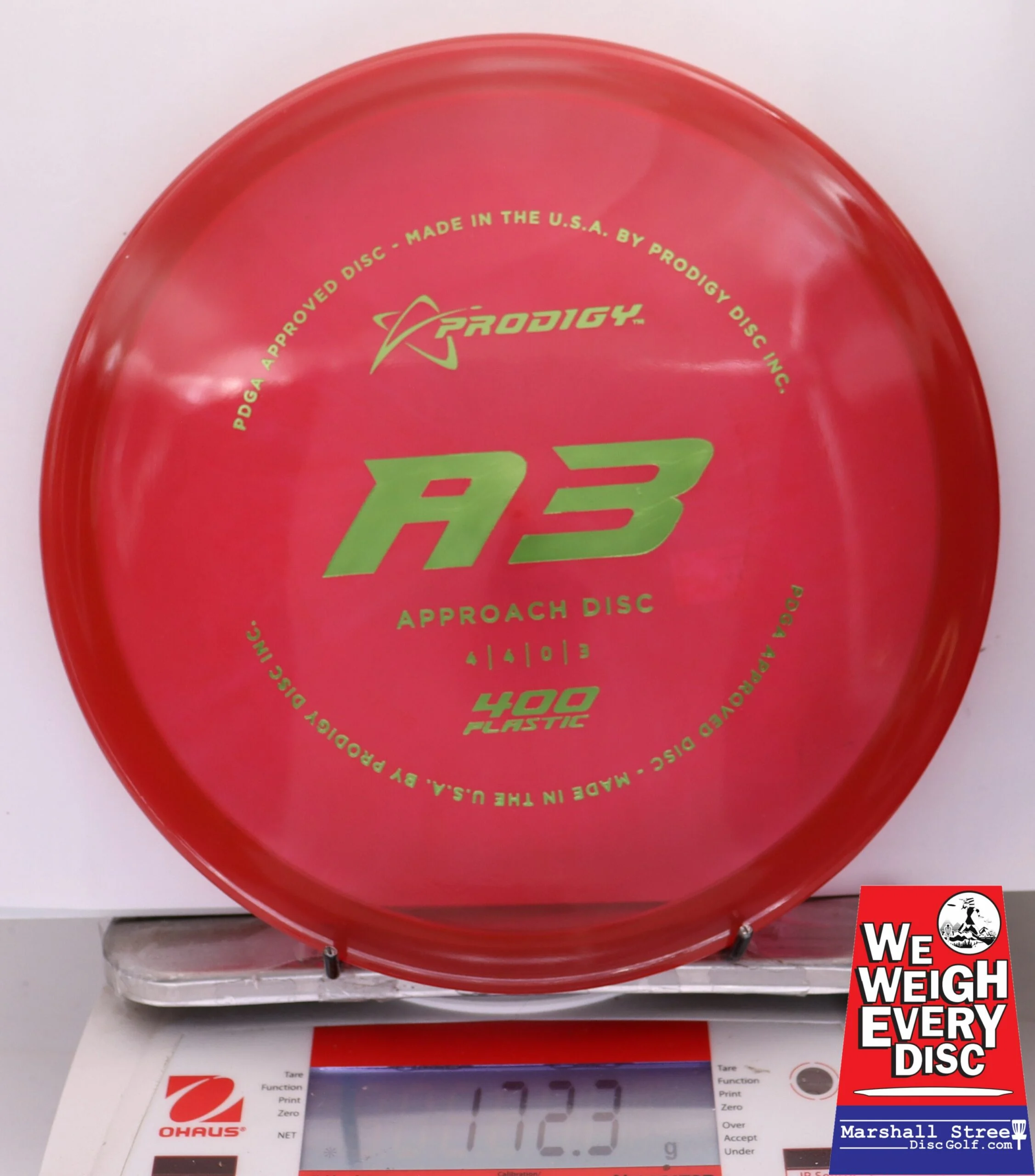 291428 Prodigy A3, 400 - #11 Red, 172