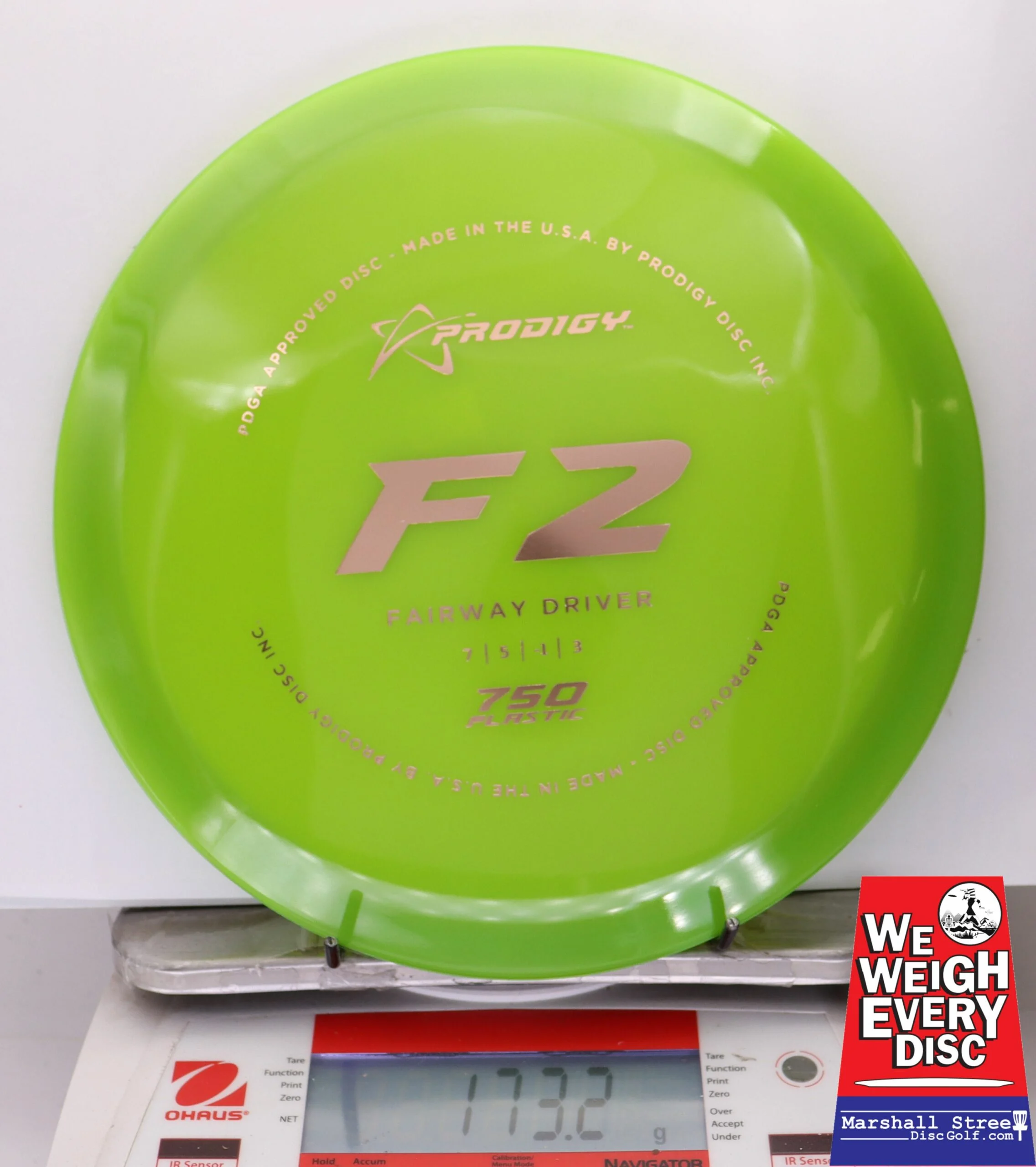 291541 Prodigy F2, 750 - #11 Green, 173
