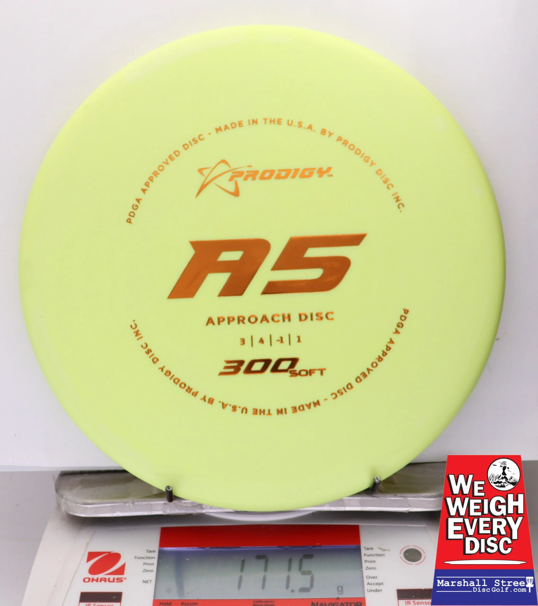 291730 Prodigy A5, 300 Soft - #19 Yellow, 172