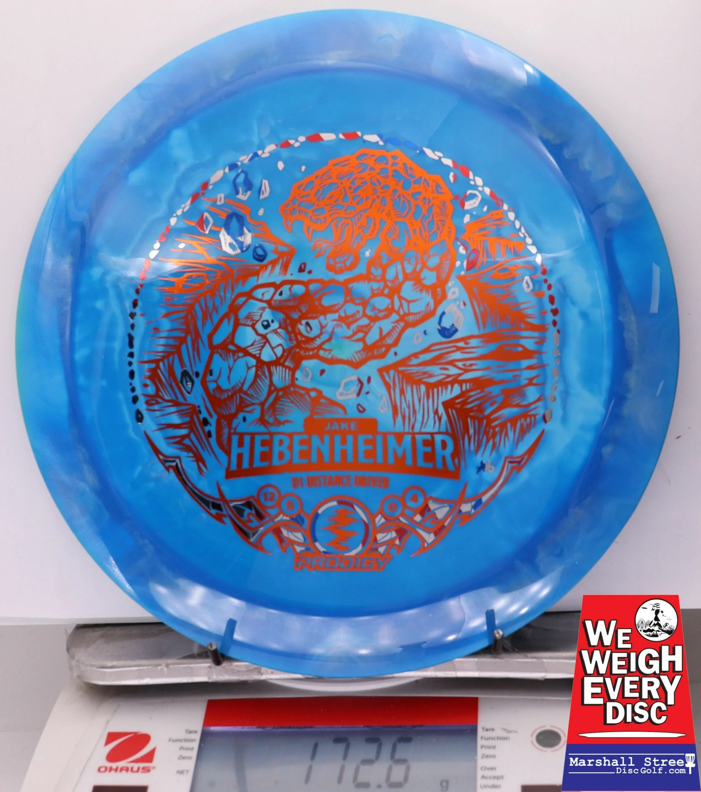295093 Prodigy D1, 750 Spectrum - Jake Hebenheimer 2025 Signature Series - #01 Blue, 173
