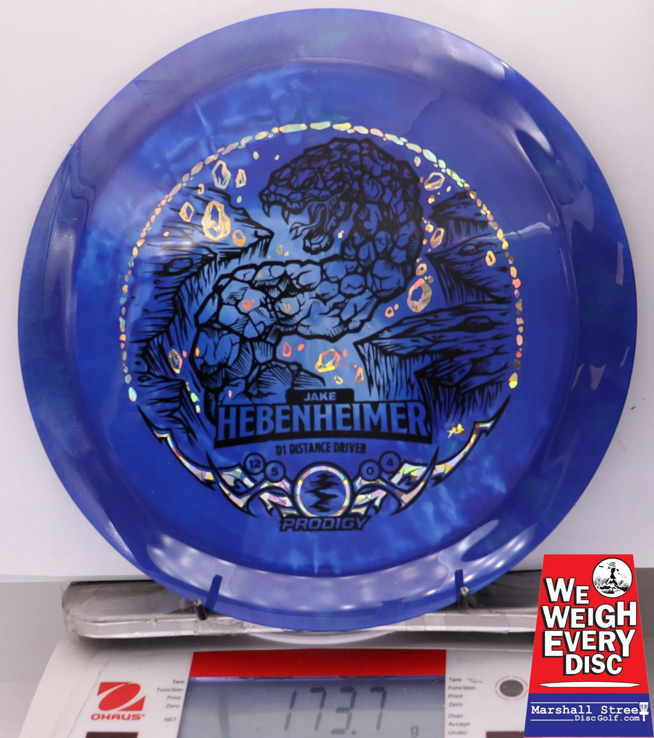 295096 Prodigy D1, 750 Spectrum - Jake Hebenheimer 2025 Signature Series - #04 DrkBlue, 174