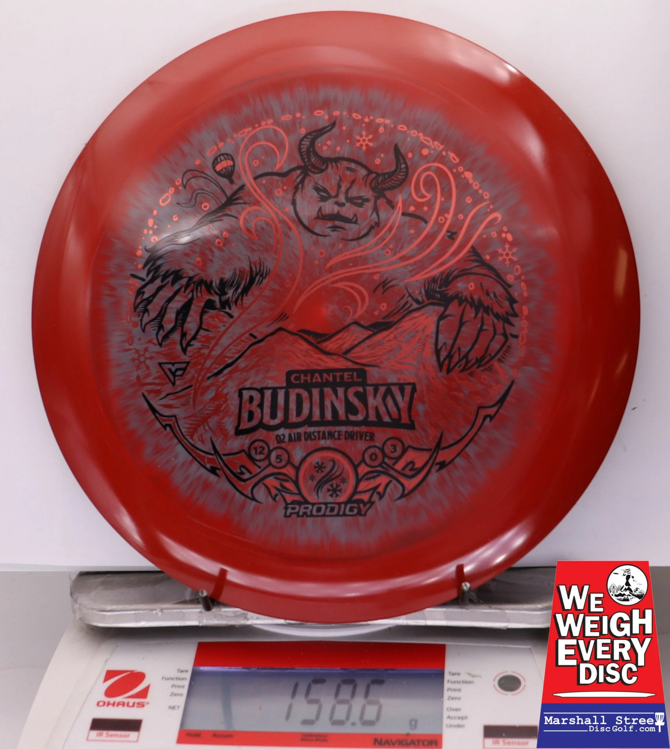 295110 Prodigy D2, Air Spectrum - Chantel Budinsky 2025 Signature Series - #03 Red, 159