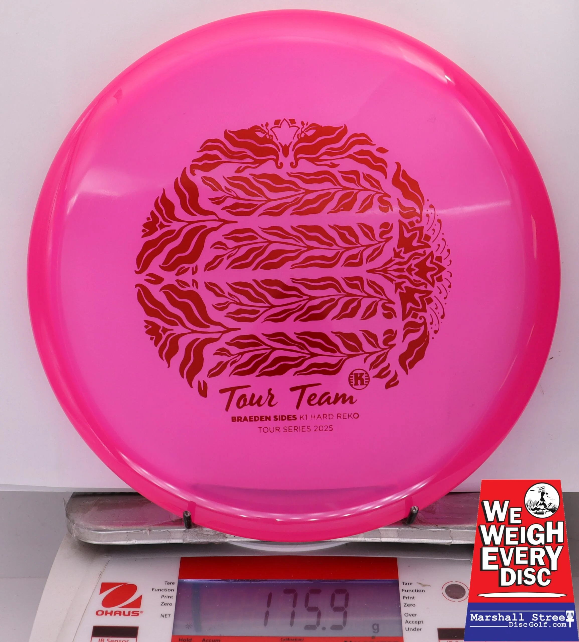 301666 K1 Hard Reko, Braeden Sides 2025 Tour Series - #16 Pink, 176