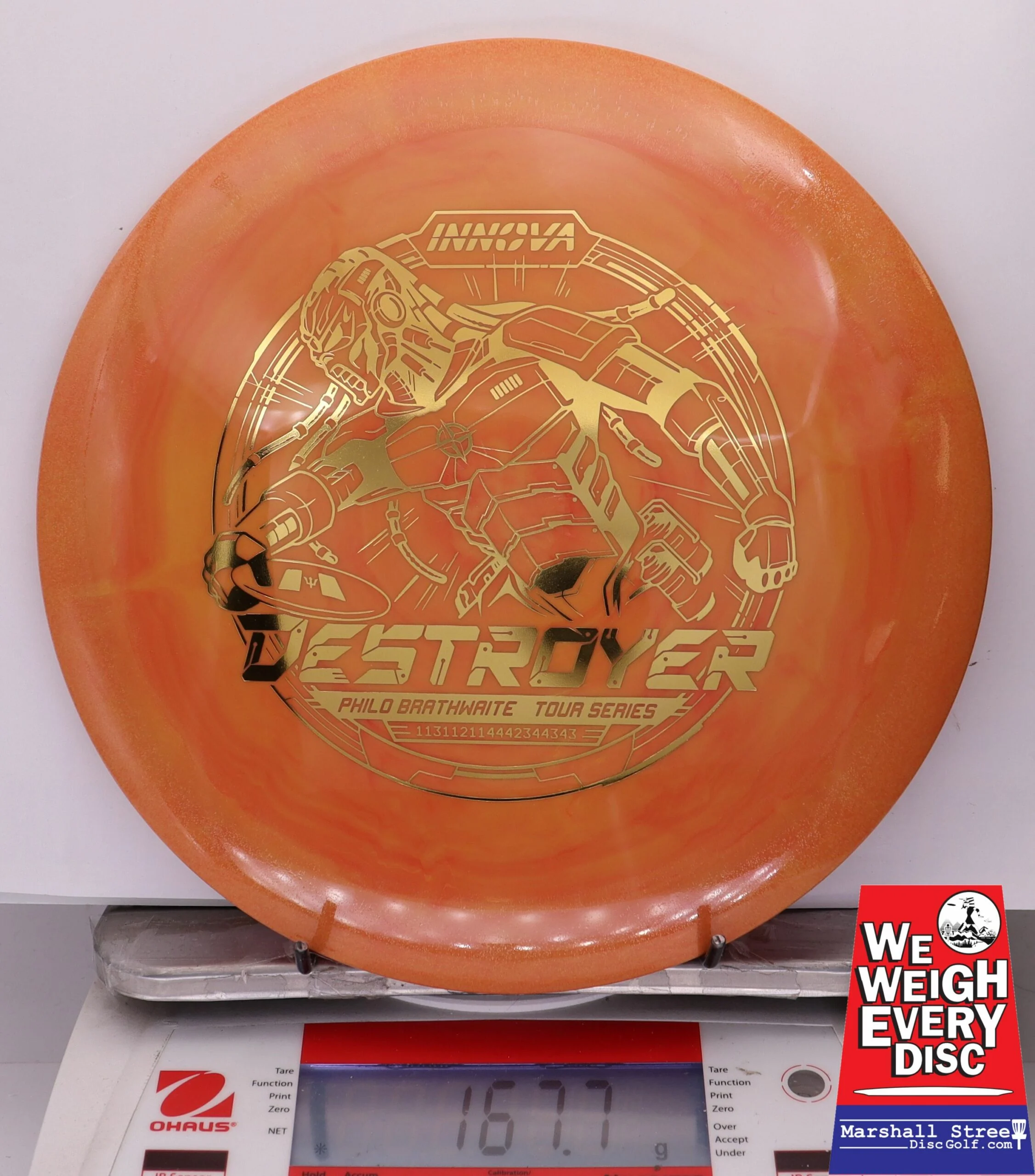 302059 Swirly Star Destroyer, Philo Brathwaite 2025 Tour Series - #53 Orange, 168