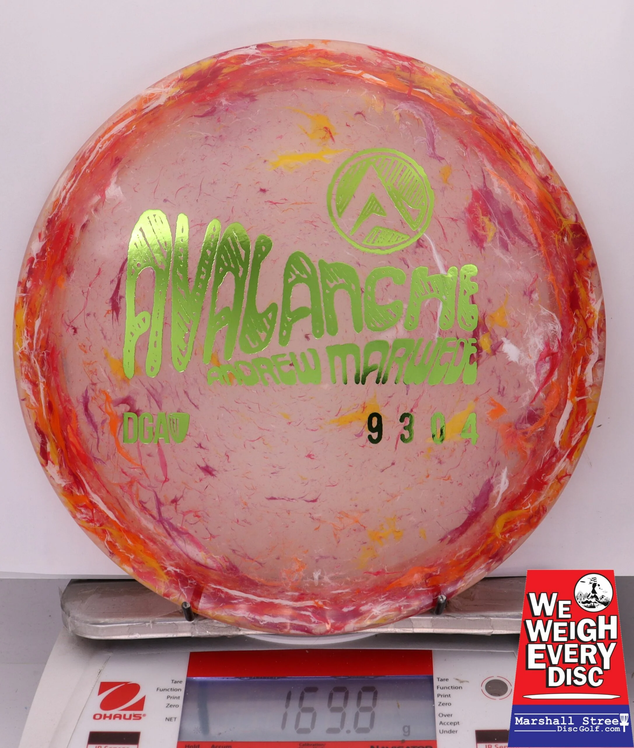 304789 Granite Avalanche, Andrew Marwede 2025 Tour Sereis - #01 Red, 170