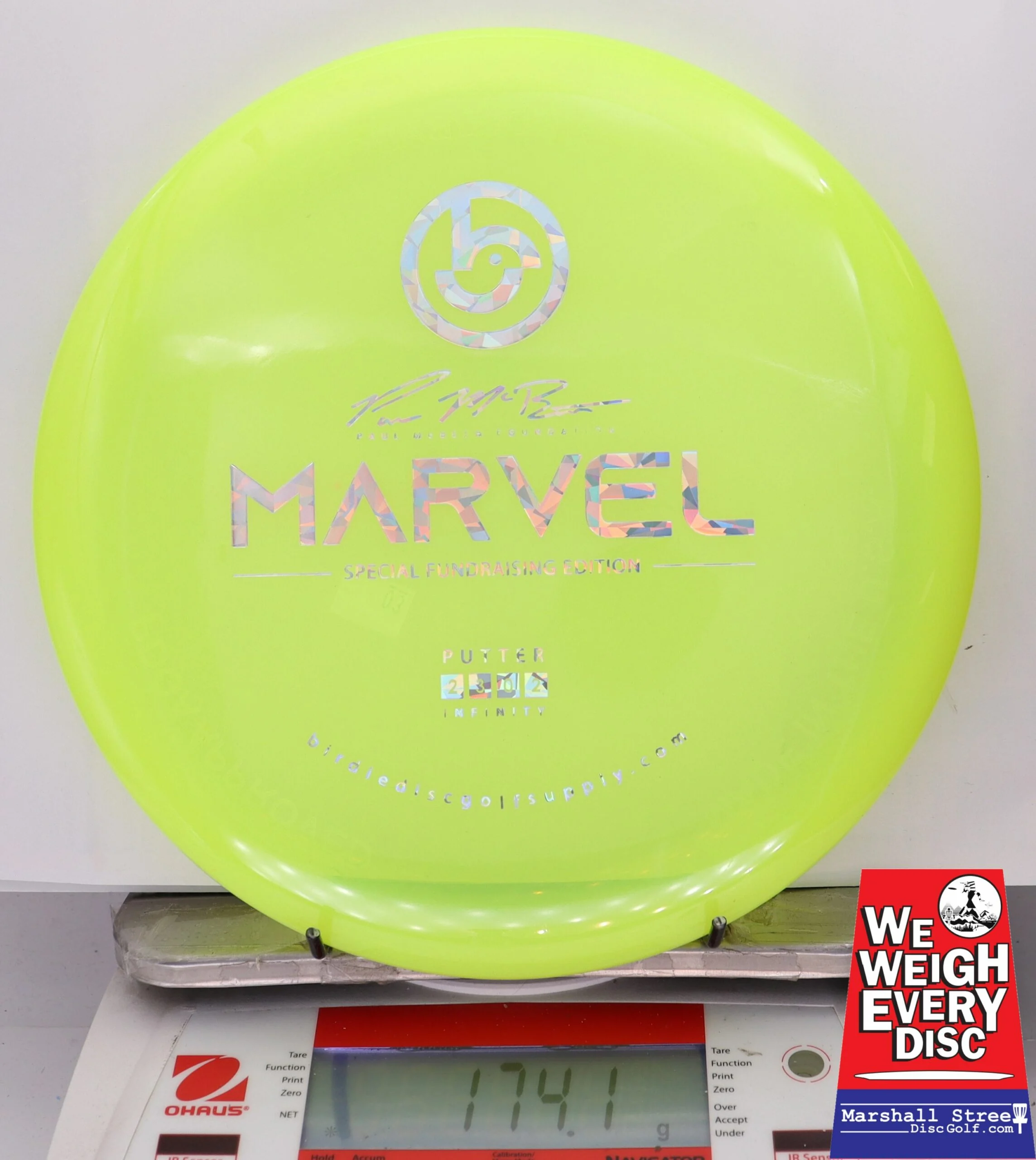 305616 Infinity Marvel, Paul McBeth Foundation - #03 NYellow, 174
